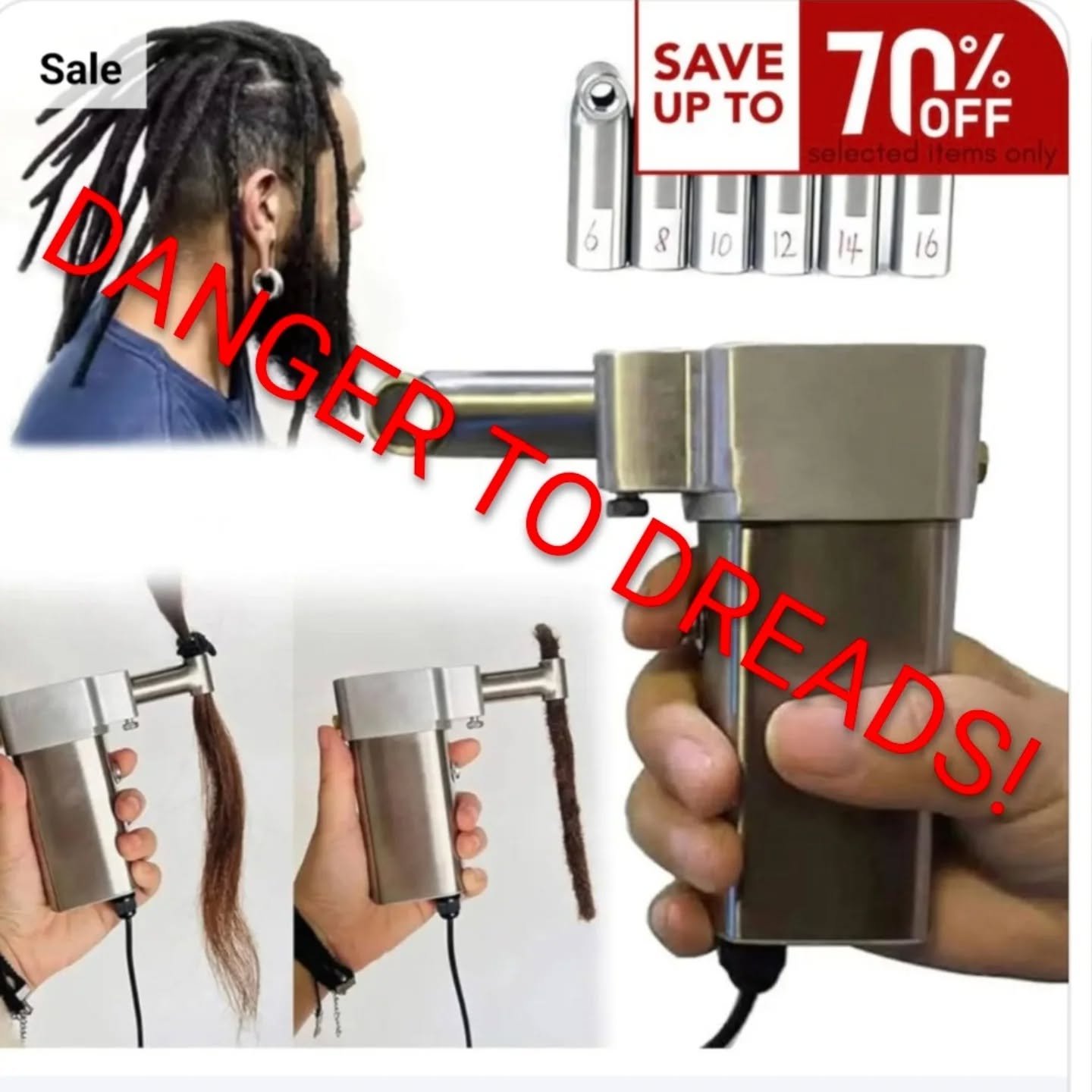 Can we just take a moment to talk about dreadlocking machines...

The other day&nbsp; I went to see a new client who had bought a machine to use on his dreads as his usual loctician had moved away. He used the machine once and it completely trashed h