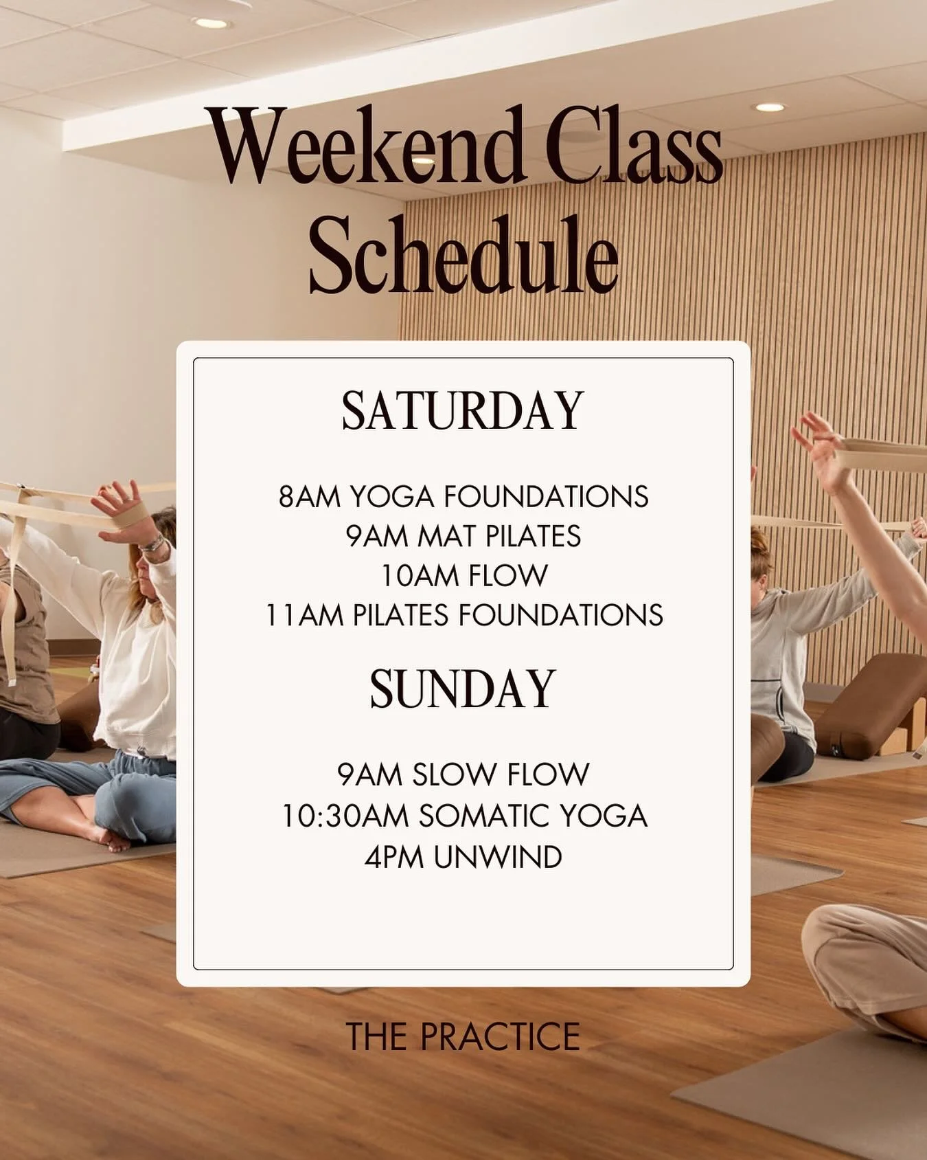 Surprise surprise👀 Starting this weekend we&rsquo;ve added a few classes to the schedule!🫶🏽