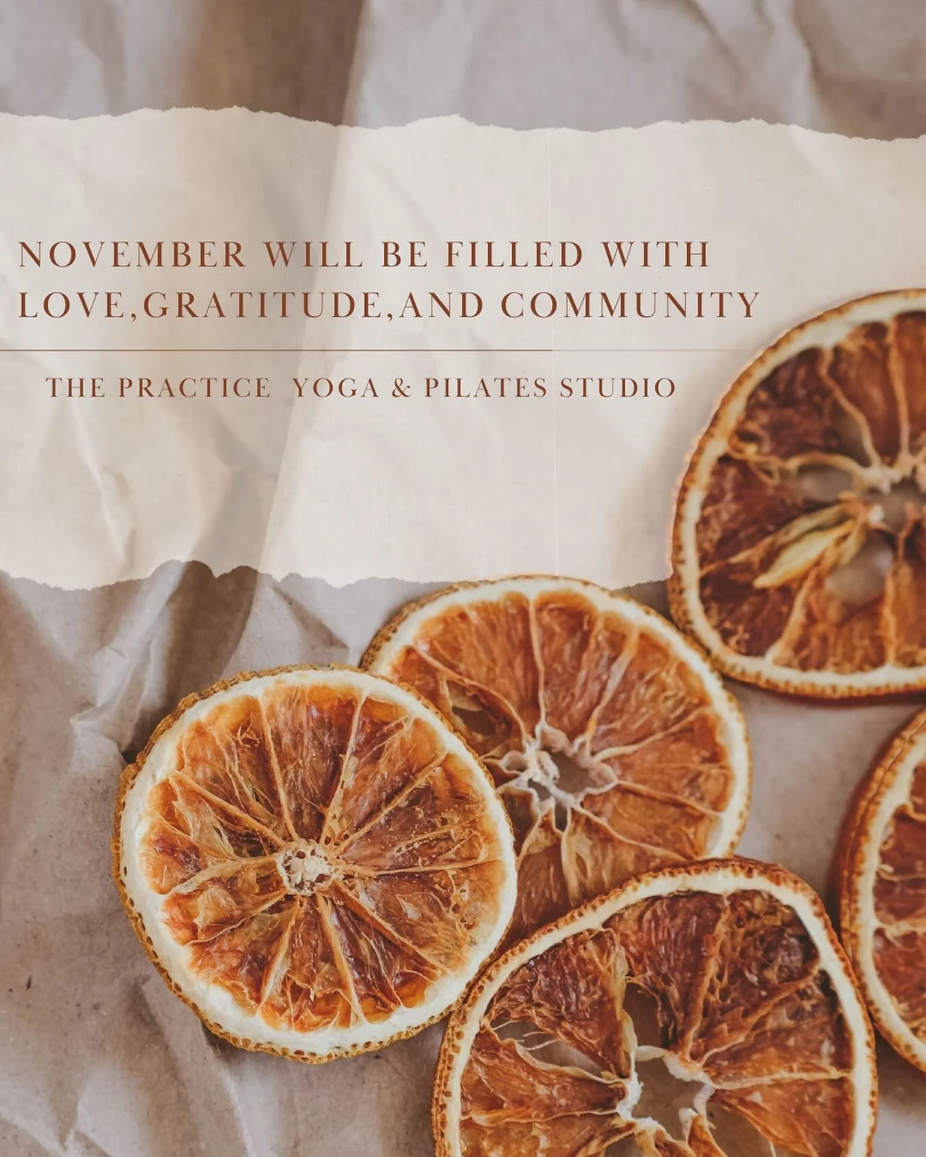 We can&rsquo;t wait to spend another month with the best community. Bring a friend to class this month to spread warmth &amp; the joy of movement🫶🏽🍂