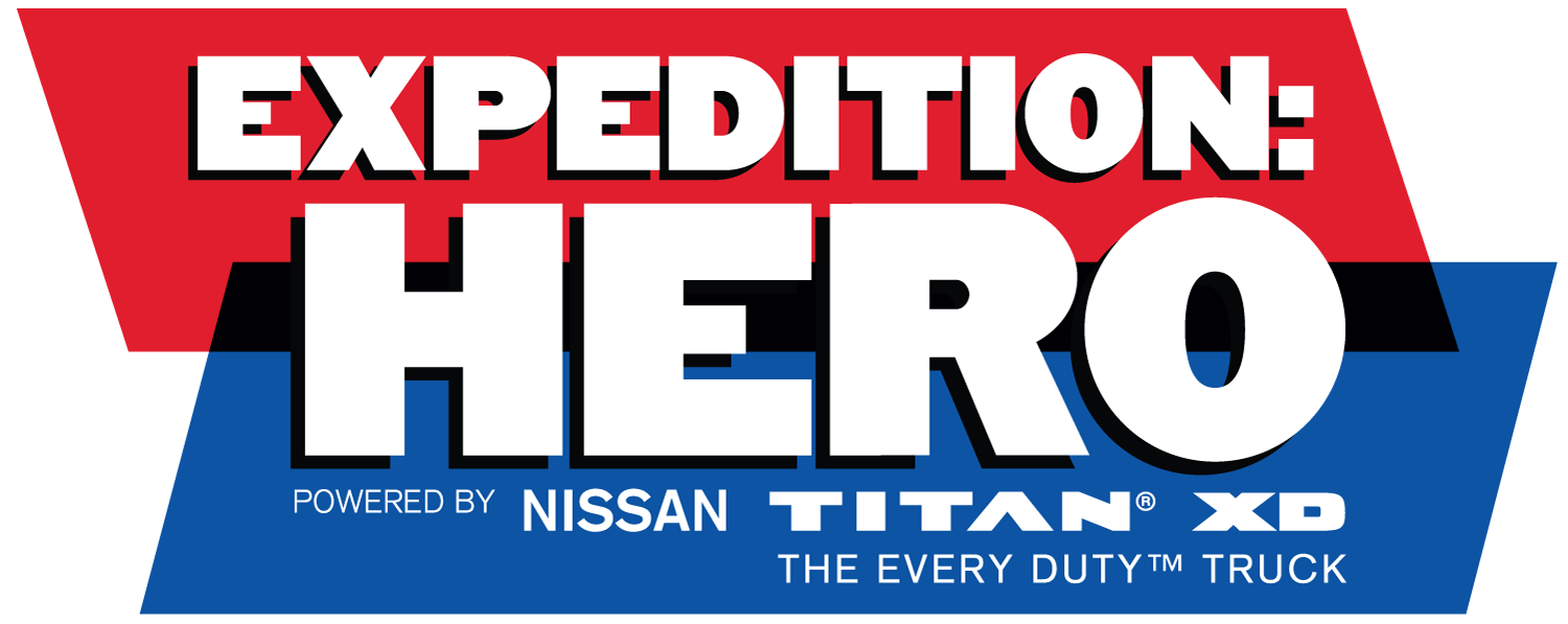 Nissan Expedition Hero powered by Nissan Titan XD logo