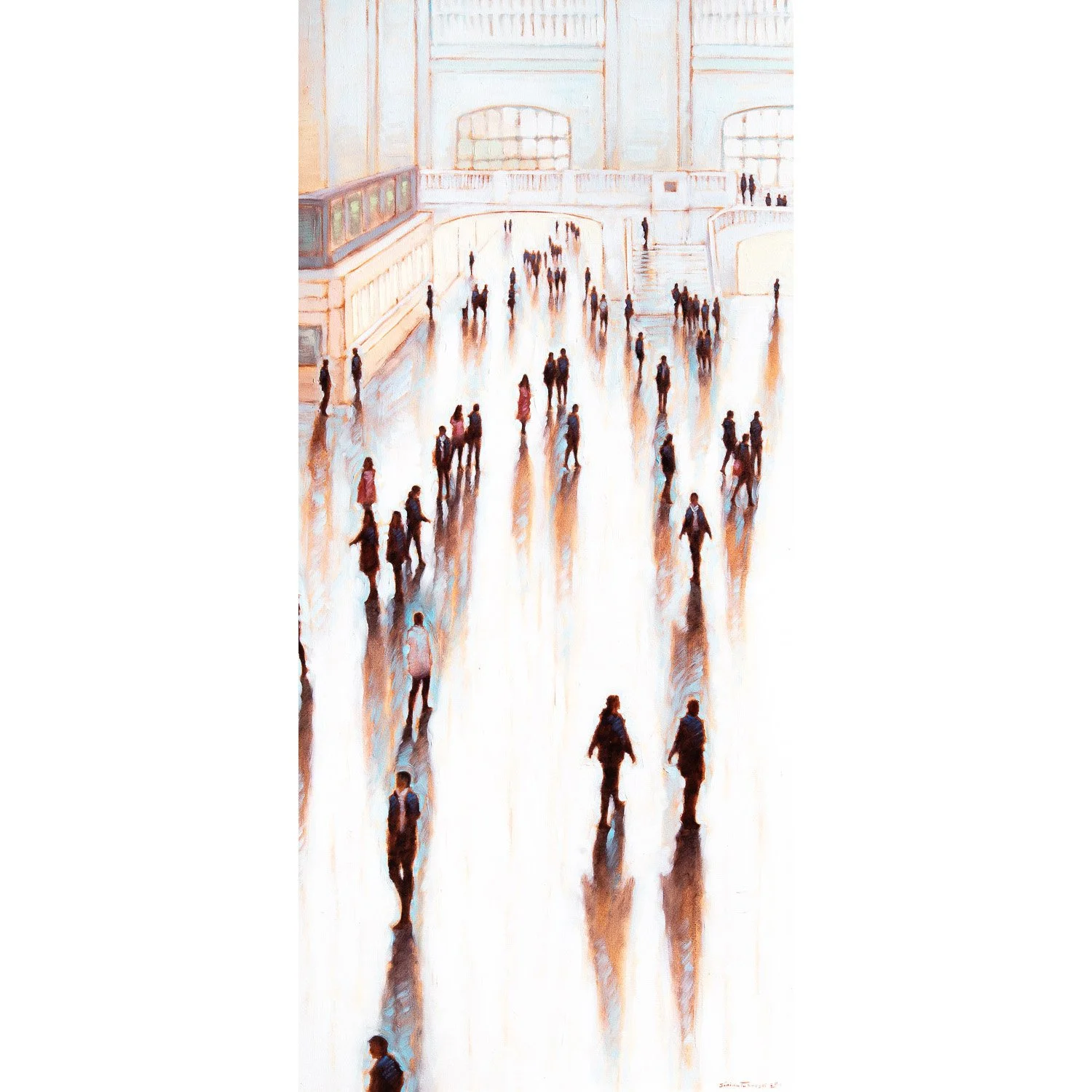 Along Quiet Routes (24x52")