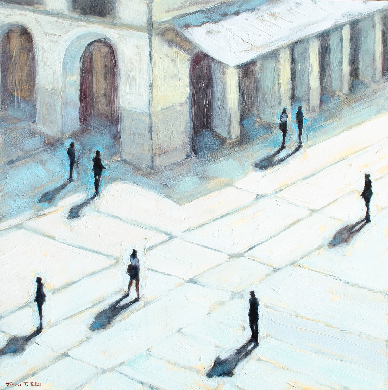 Urban Strolls (16x16")
