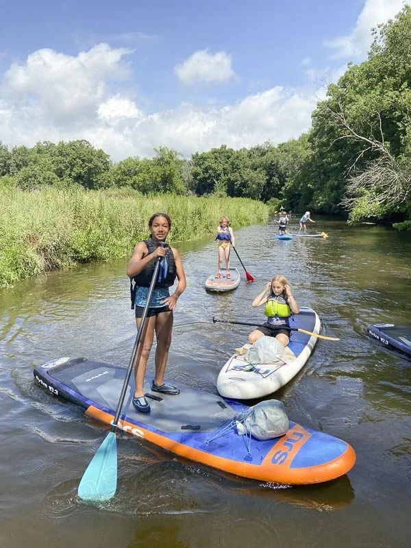 SUP'ing on Badfish Creek