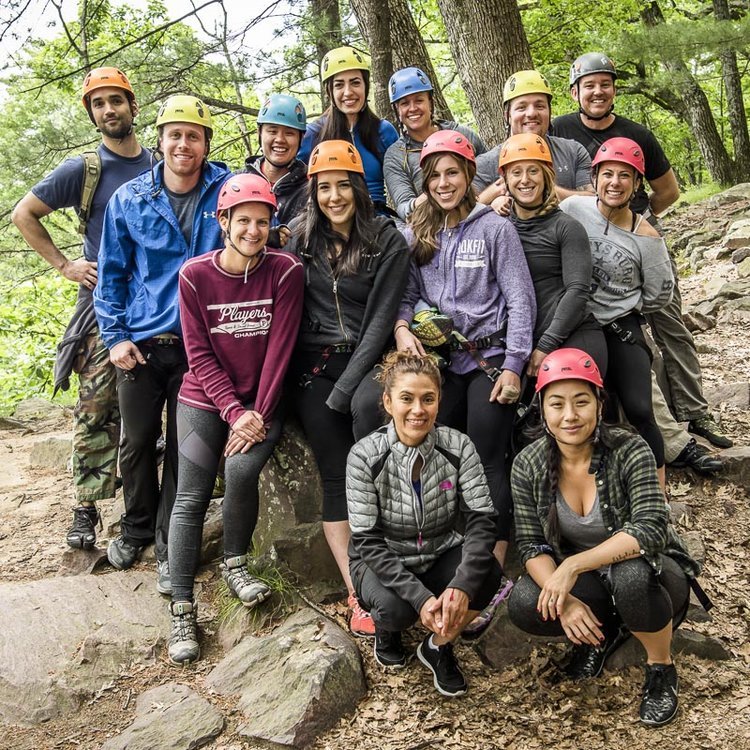  Climbing group from Windy City CrossFit in Chicago. 