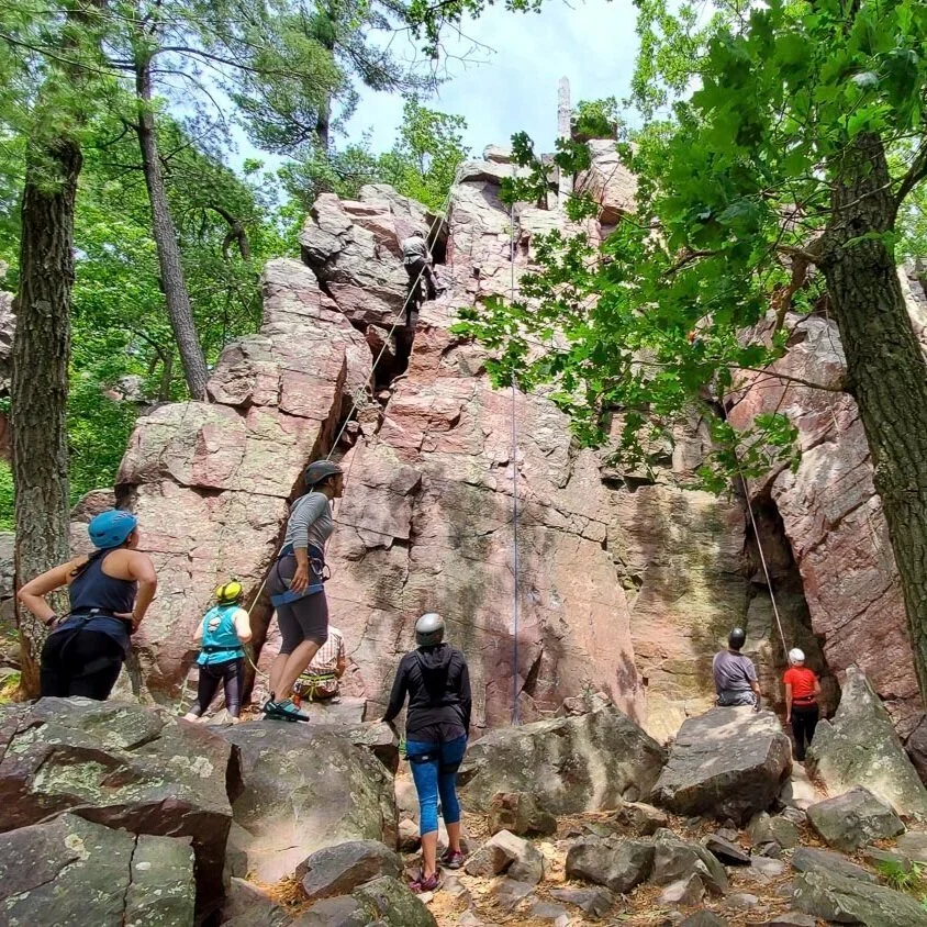 Top-Rope Climbing for Girl Scouts of Wisconsin Badgerland