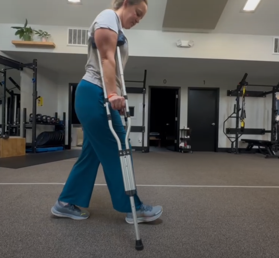 patient at initial evaluation