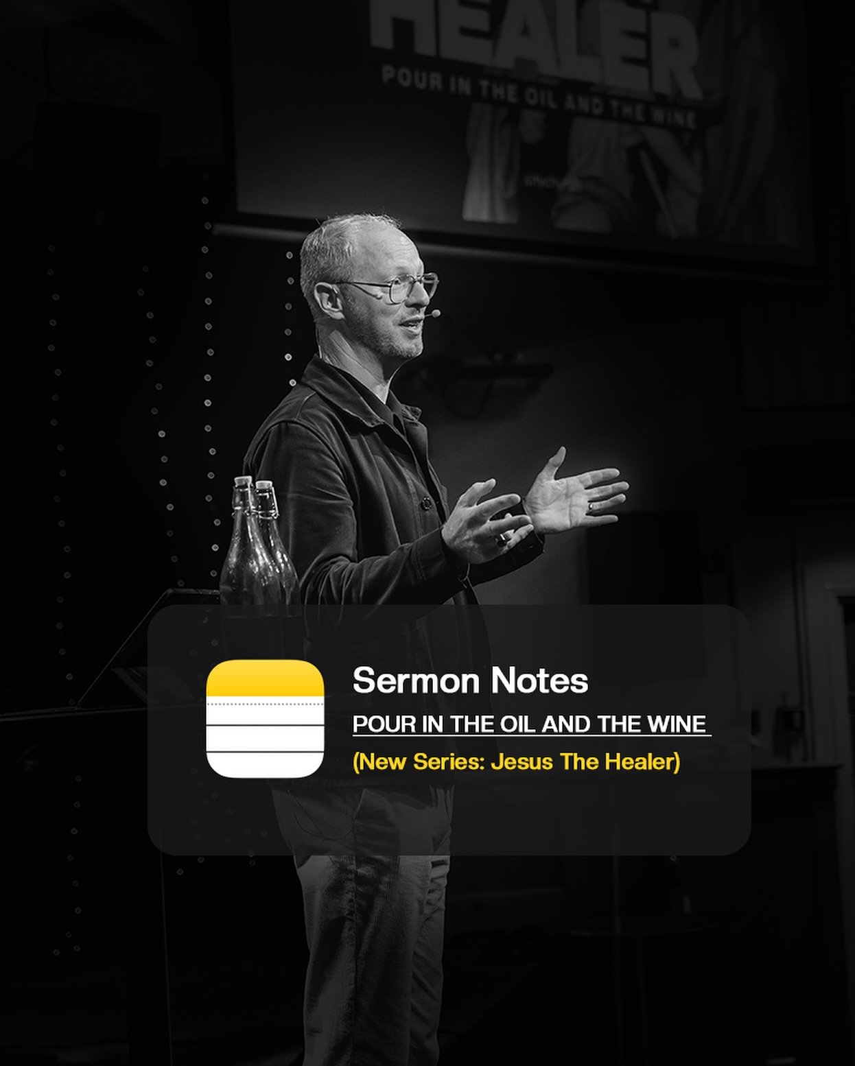 As we begin our new series for the month, JESUS THE HEALER, @stephenmgibson taught on some principles of healing and also encouraged us to pour in the oil (the power of the Holy Spirit) and the wine (the cleansing power of the blood of Jesus) to brin