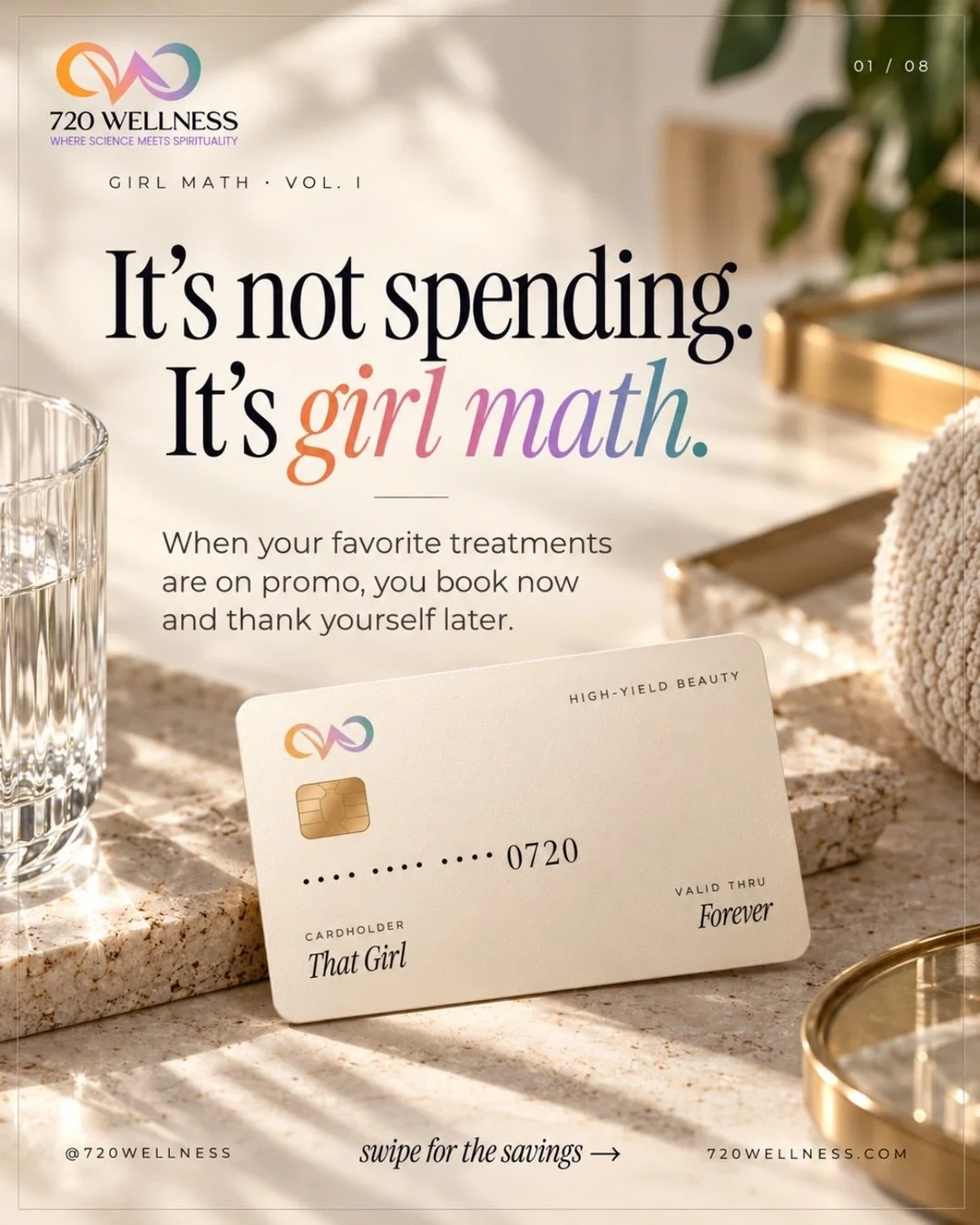 Girl math: if you book it now, it&rsquo;s basically an investment 💸✨

Future you is going to thank present you. Booking at promo prices isn&rsquo;t spending. It&rsquo;s saving money now and investing in yourself later. That&rsquo;s not a splurge, ba