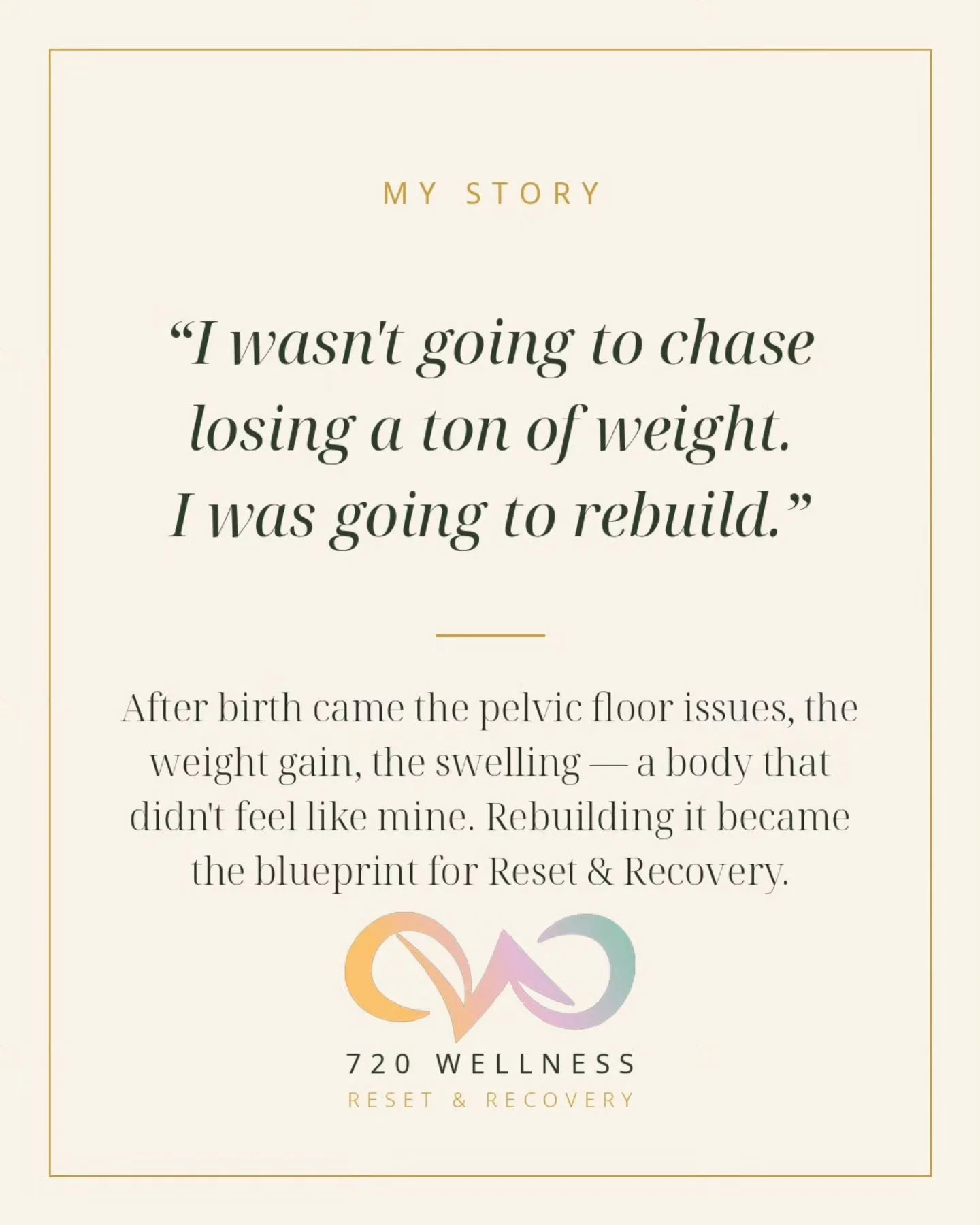 Nobody tells you how much healing motherhood asks of you.

After giving birth I didnt heal within the 6 week timeframe doctors tell you, and to be honest, Im still healing. I was left with a pelvic floor issue, weight gain(obviously) swelling &mdash;