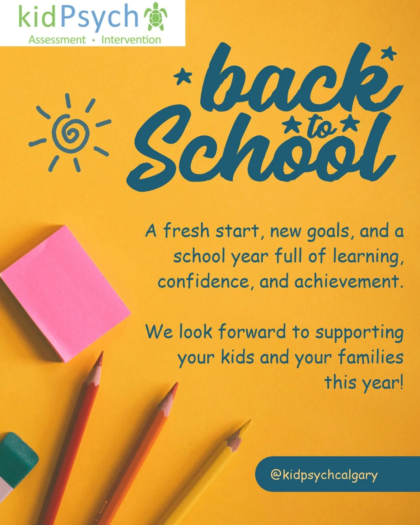 2026/2027 school year, here we come! Can&rsquo;t wait to meet all of our new clients and families.