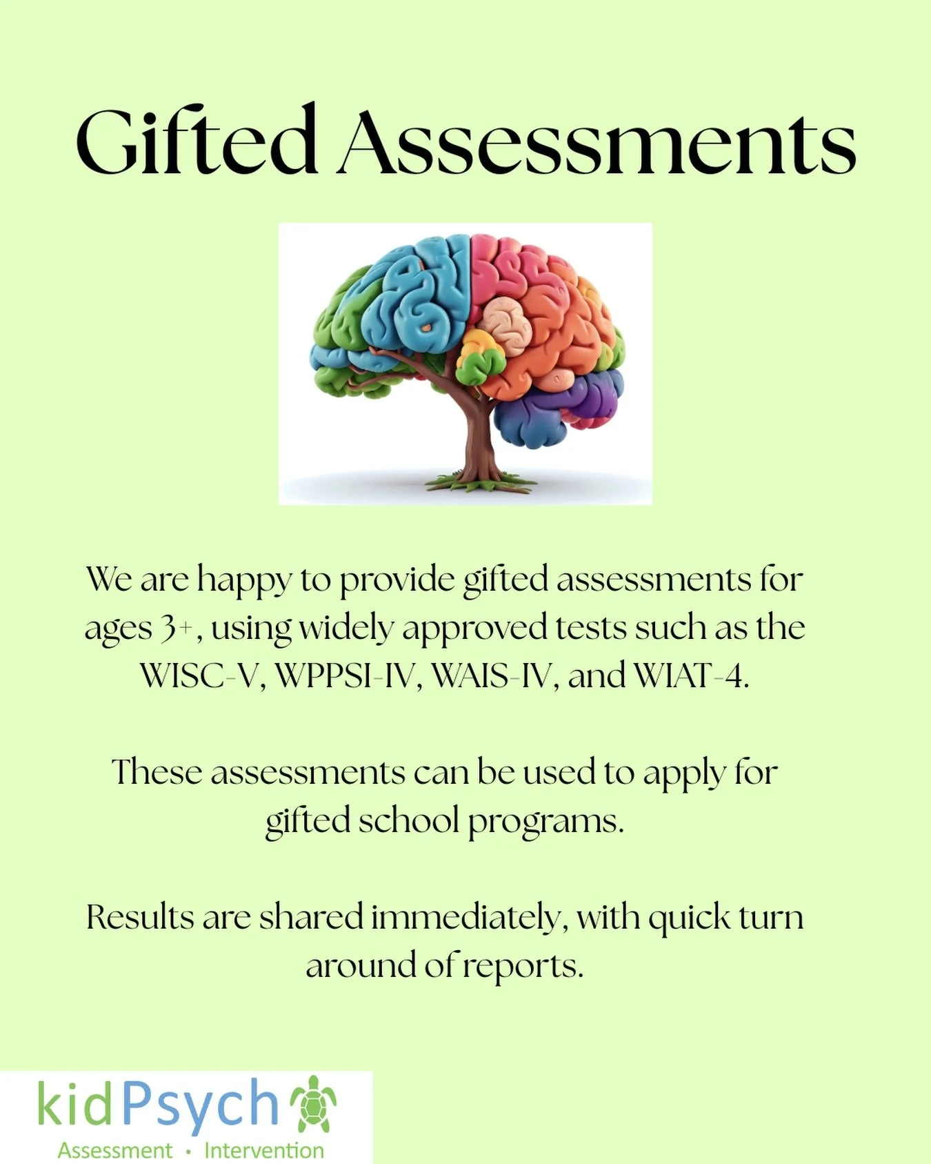 Giftedness is typically identified with an IQ score of 130+, based on intellectual assessment. Gifted children often benefit from school programs which tailor curriculum, teaching style, learning opportunities, and classroom composition to their uniq