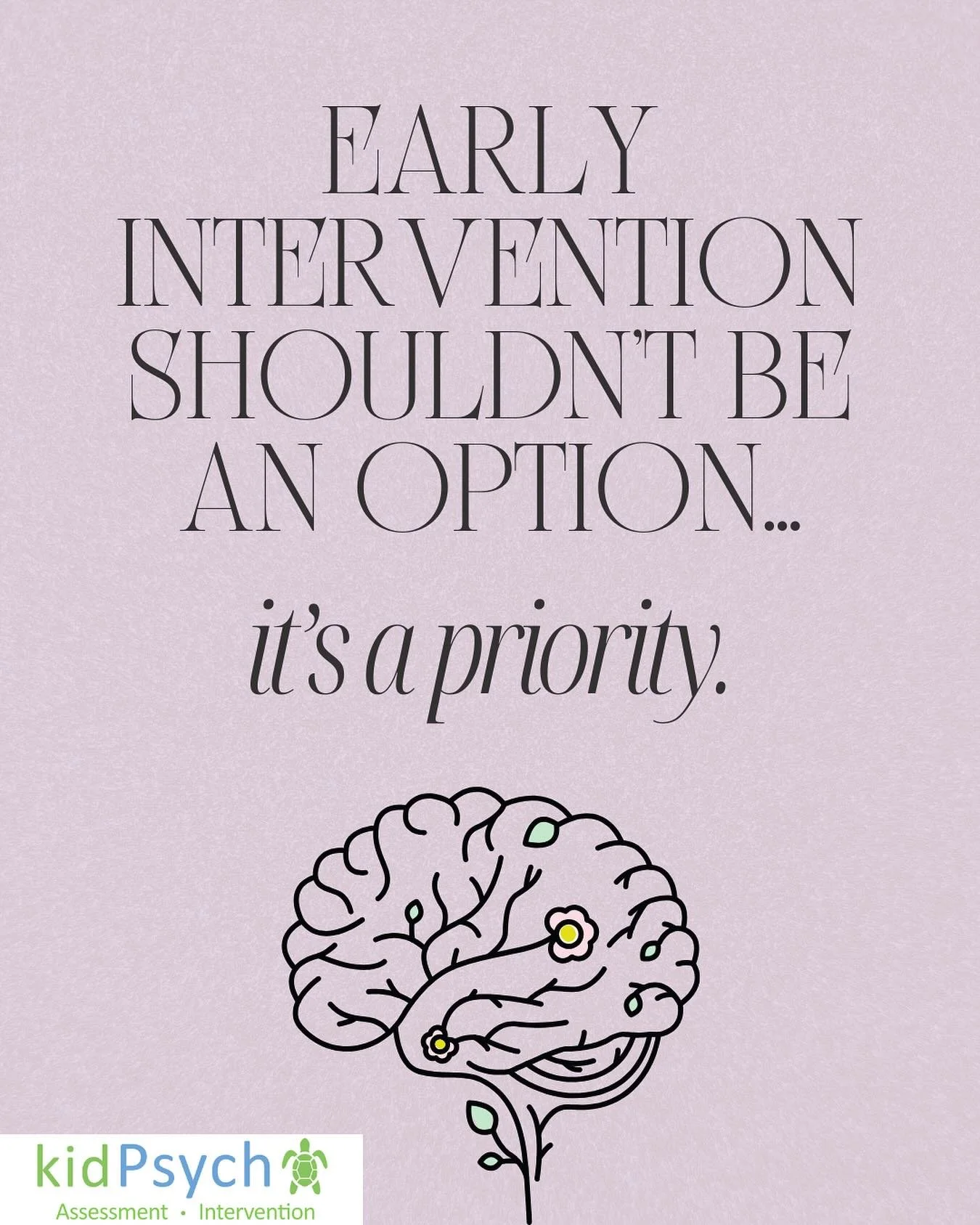 Early assessment + early intervention = better outcomes. It&rsquo;s just as simple as that. The wait and see approach is, for most struggling students, only going to prolong their difficulties and will waste valuable time during critical developmenta