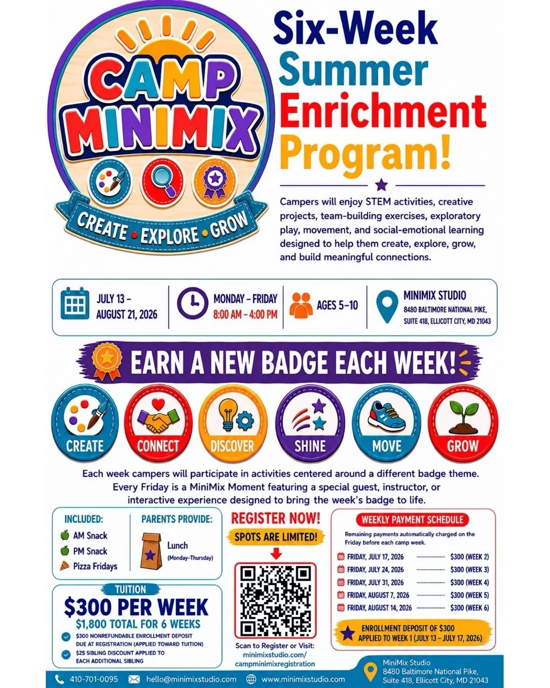 Camp MiniMix Registration
