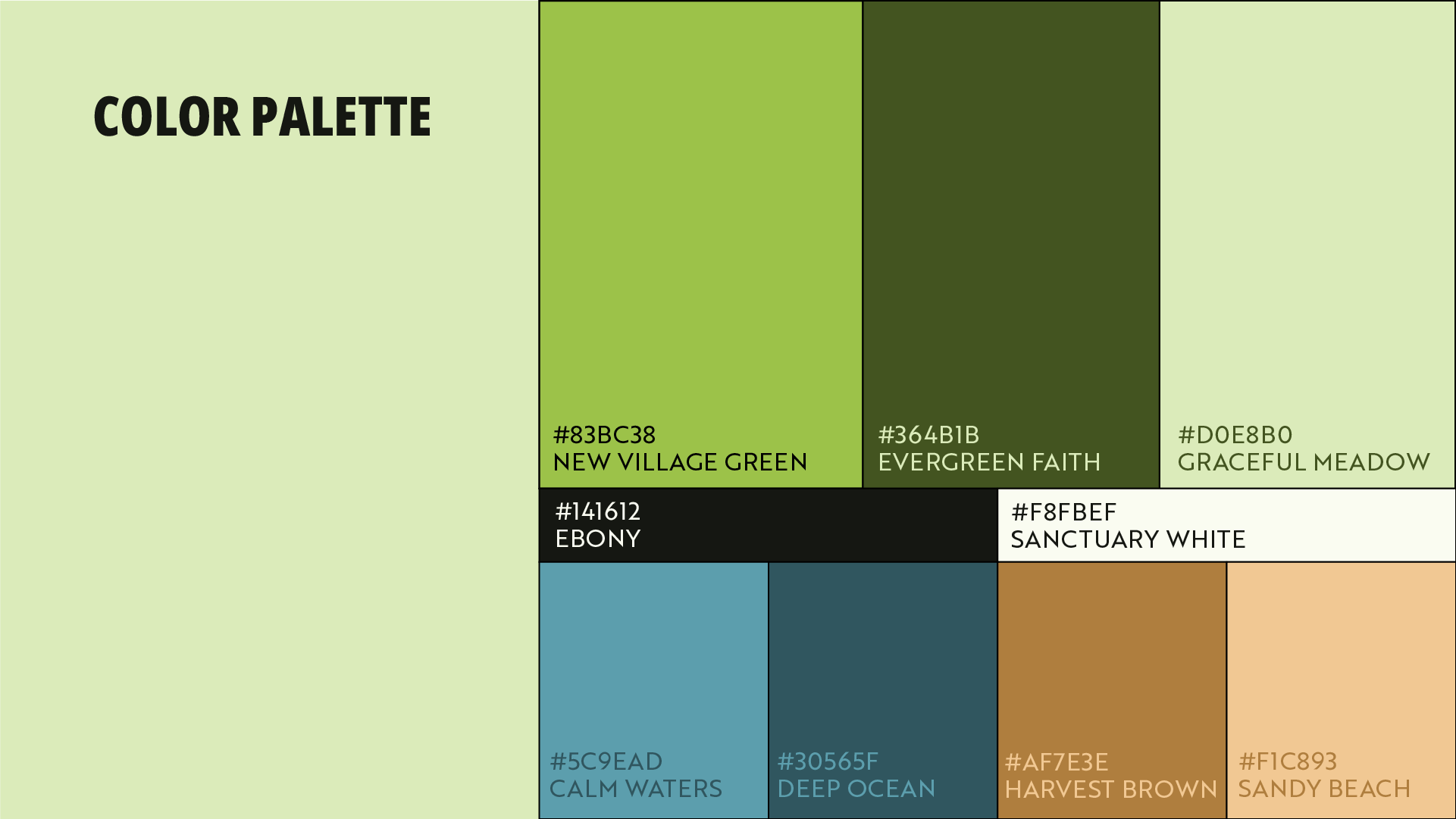 New Village Church Color Palette
