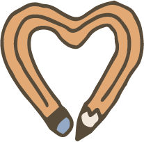 PCC Pencil Illustration Heart Designed by Paxton Creative Co