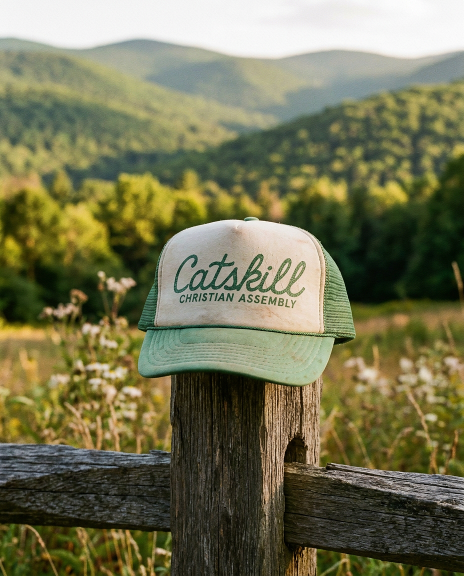 Catskill Christian Assembly Hat Mockup