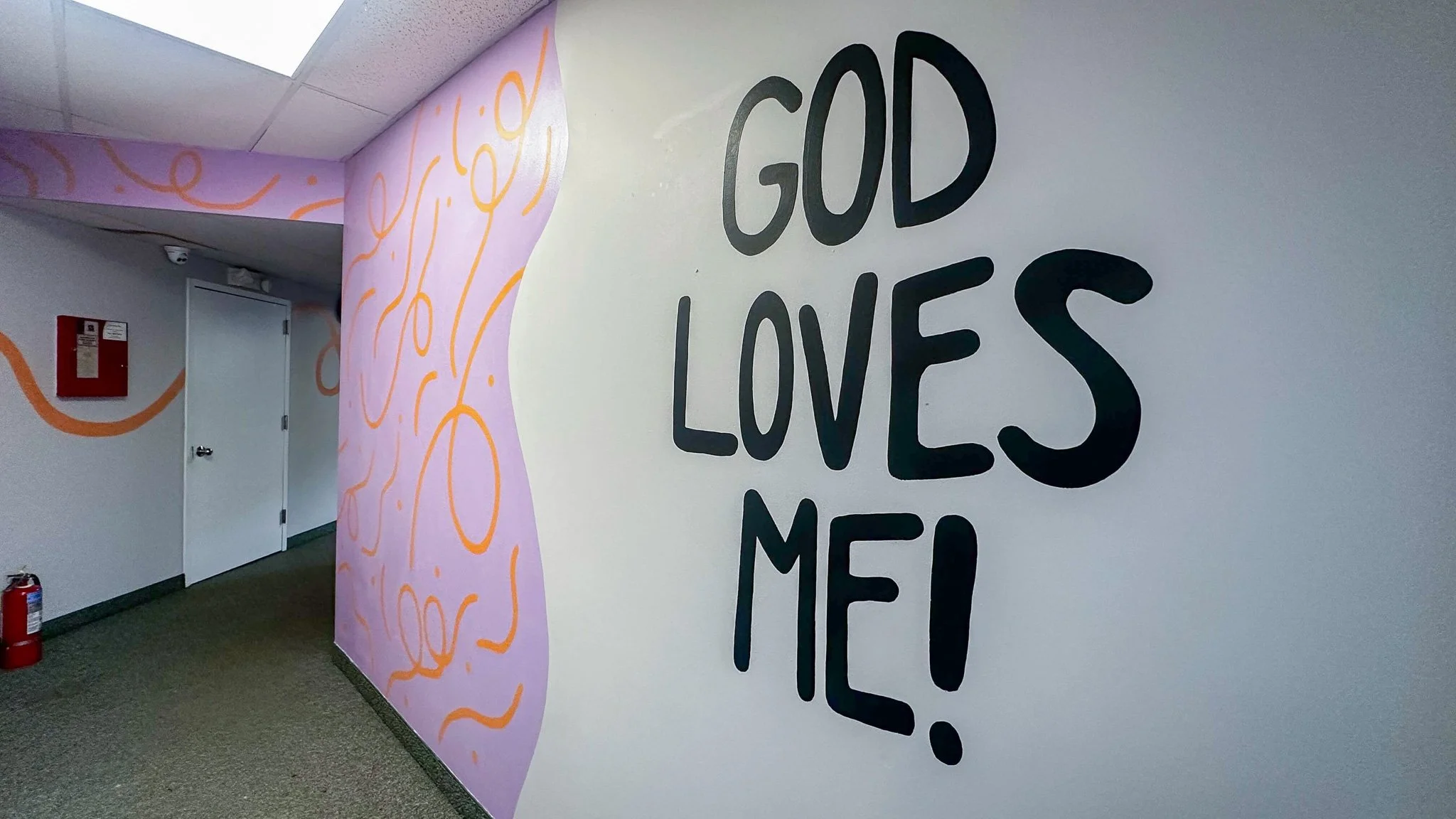 NCC Kids God Loves Me Mural