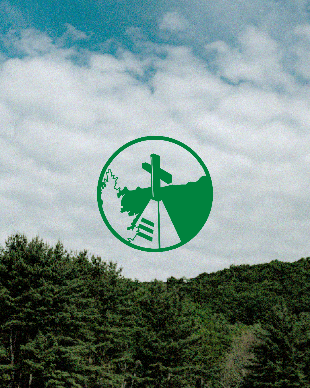 CCA Logo Mark with mountains in background
