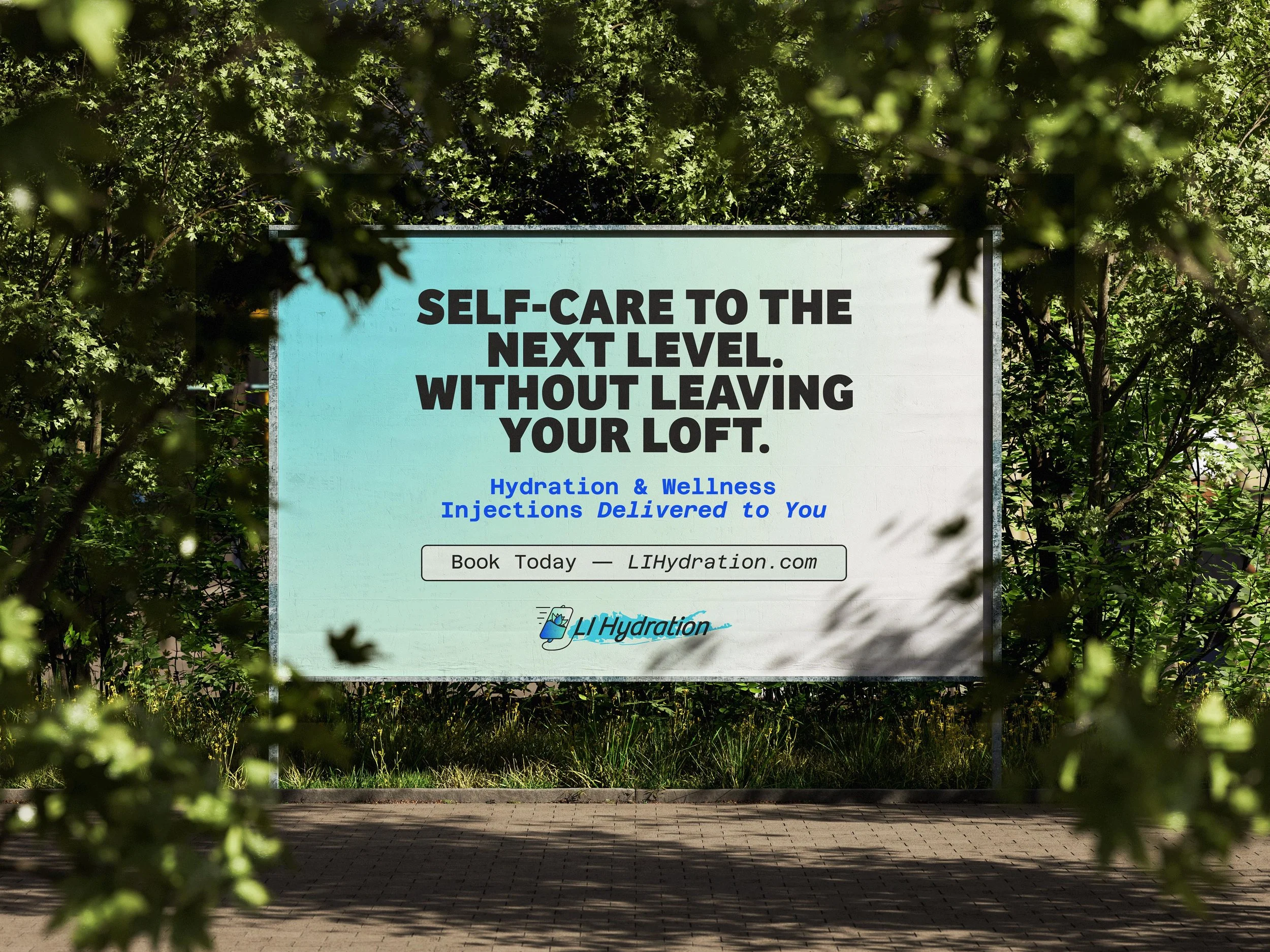 LI Hydration Billboard created by Paxton Creative Co