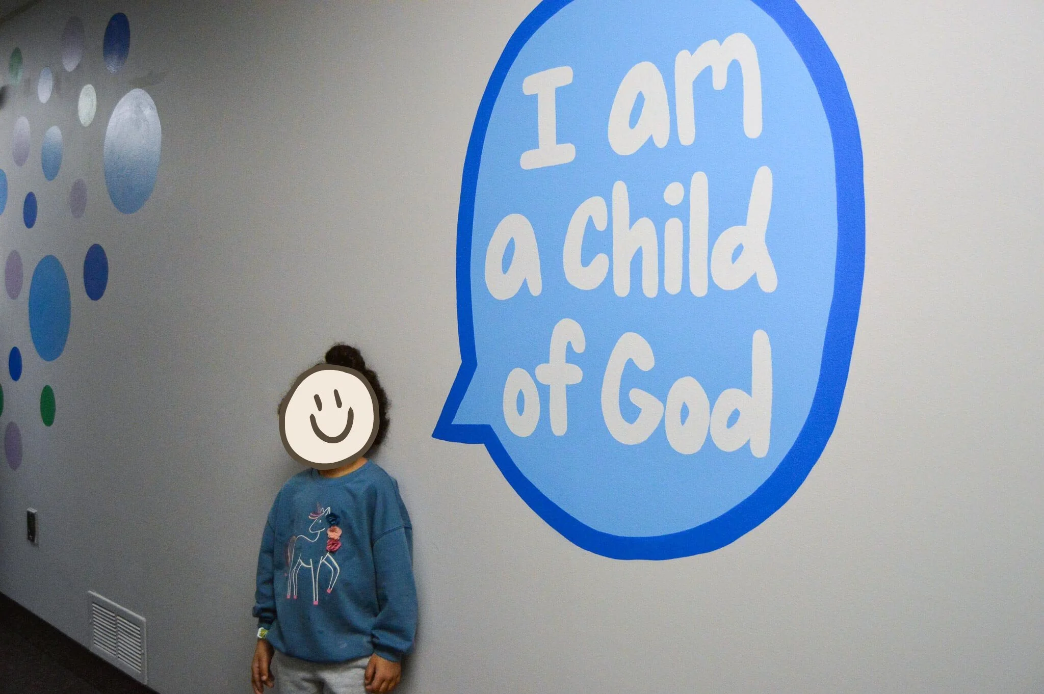 NCC Kids I am a child of God Mural