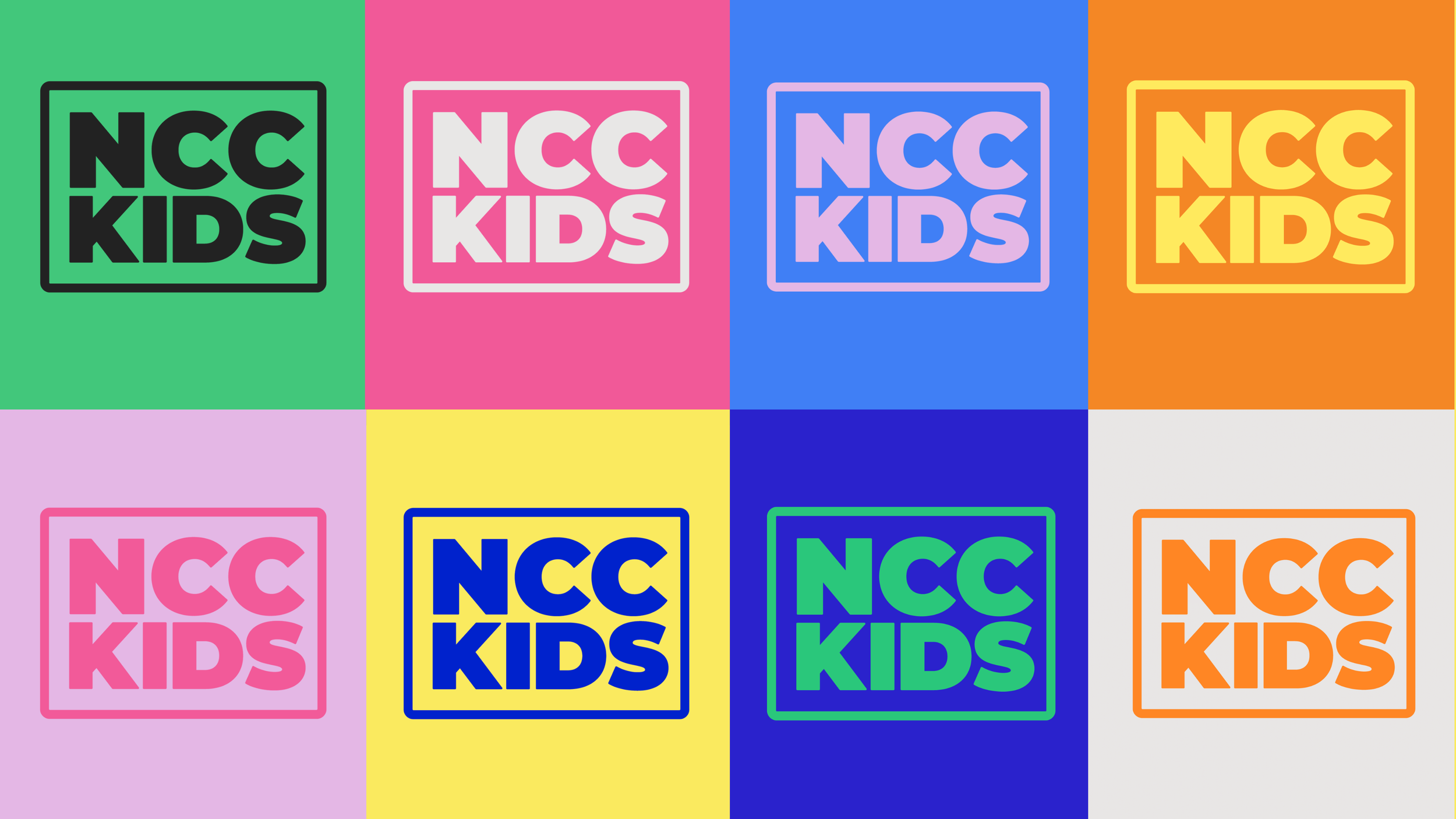 NCC Kids Logo Rebrand Color Palette