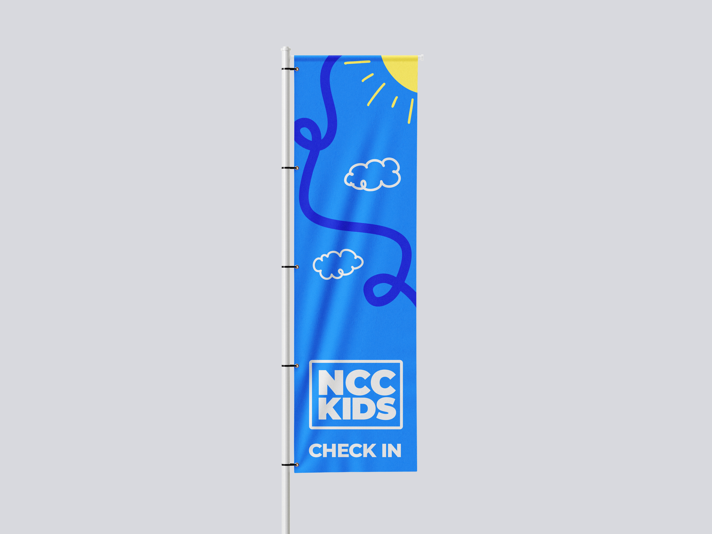 NCC Kids Flag Branding Mockup by Paxton Creative Co