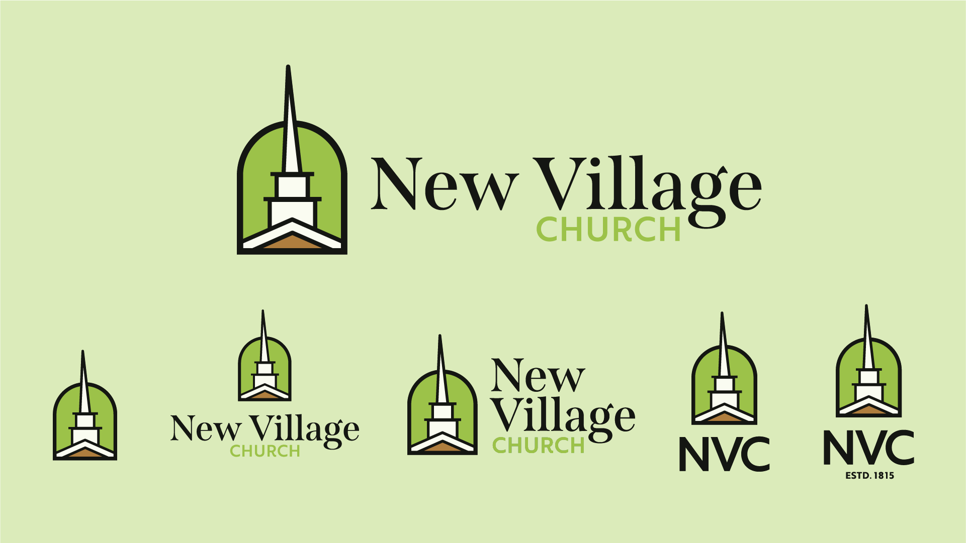 New Village Church Full Logo Suite