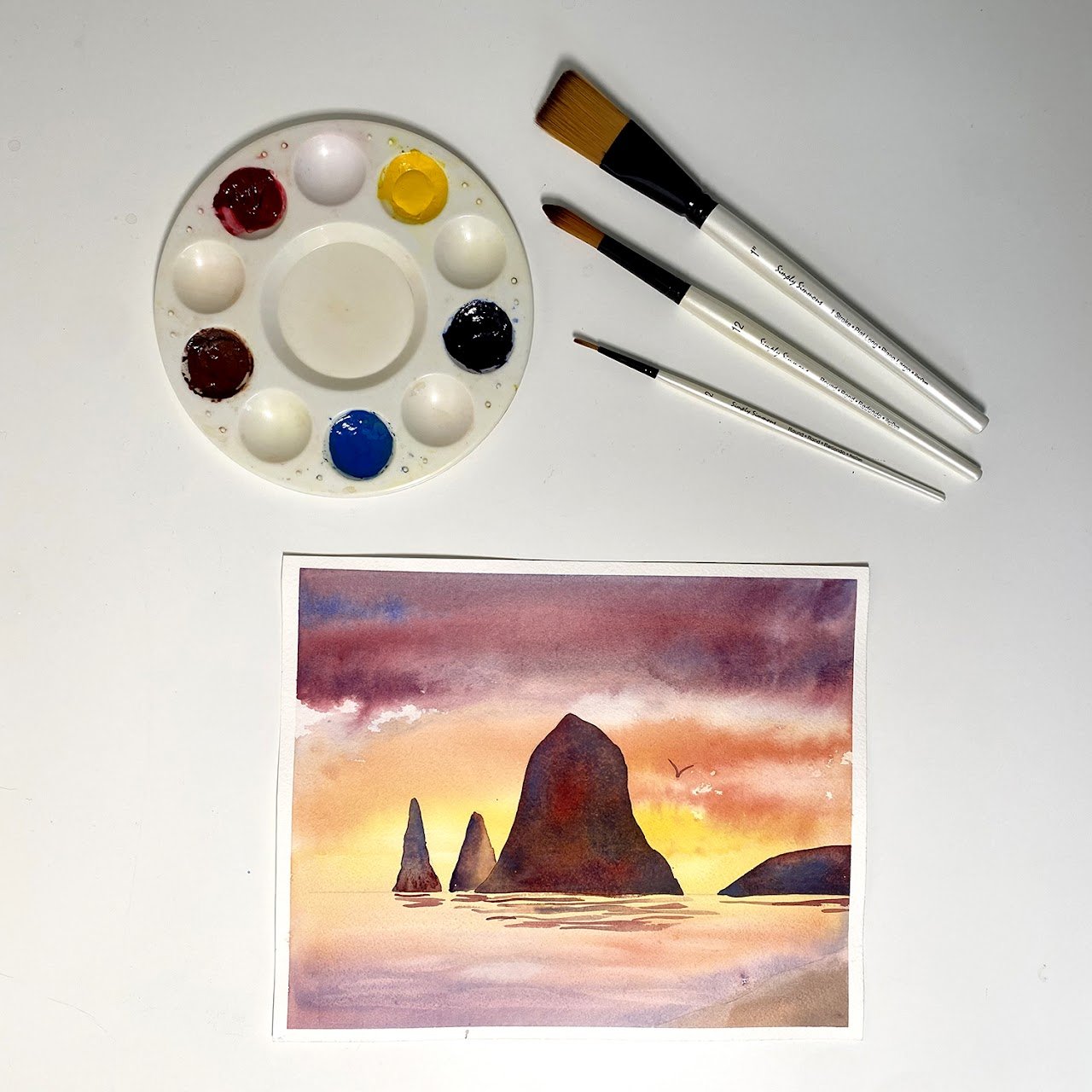 Watercolor Class @ Chehalem Valley Brewing