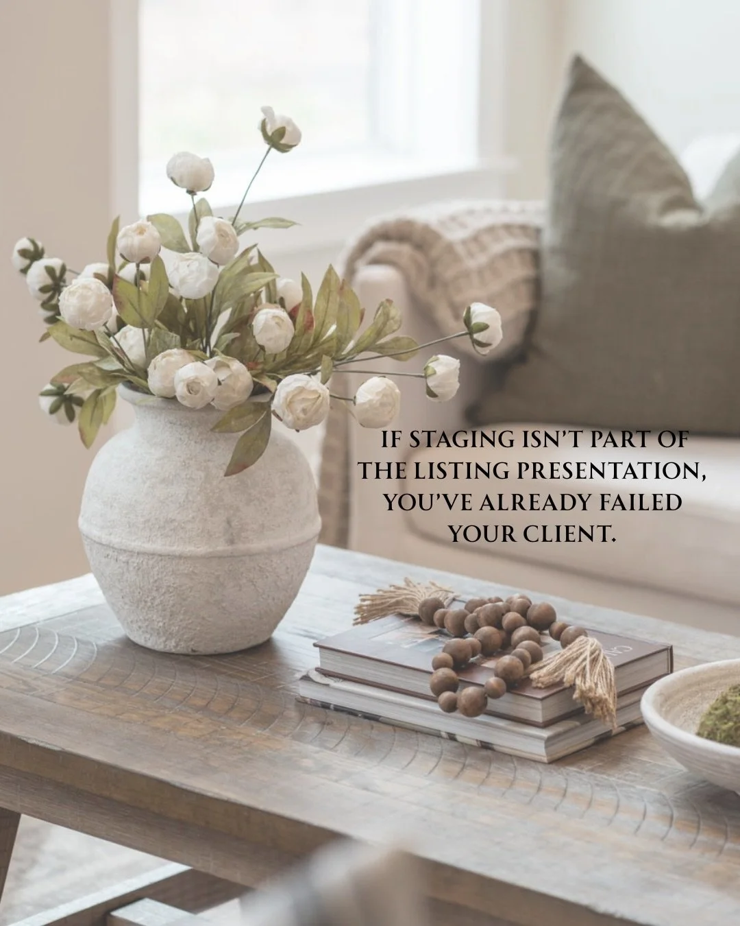 I&rsquo;ve watched this play out more times than I can count.

Showings start strong, then slow.
And suddenly the conversation turns to a price drop.

That&rsquo;s usually when home staging comes up.

But by then, the most serious buyers have already