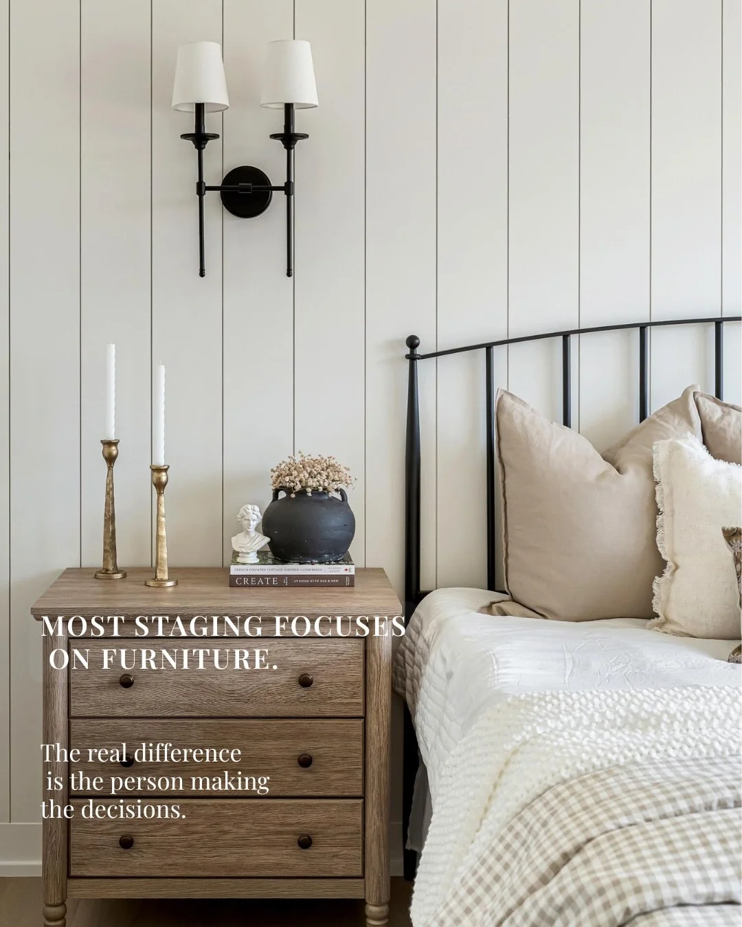 The biggest difference in staging isn&rsquo;t the furniture. It&rsquo;s who&rsquo;s making the decisions behind it.

Anyone can bring furniture into a home. What actually shapes the final result is the person designing the space and the level of thou