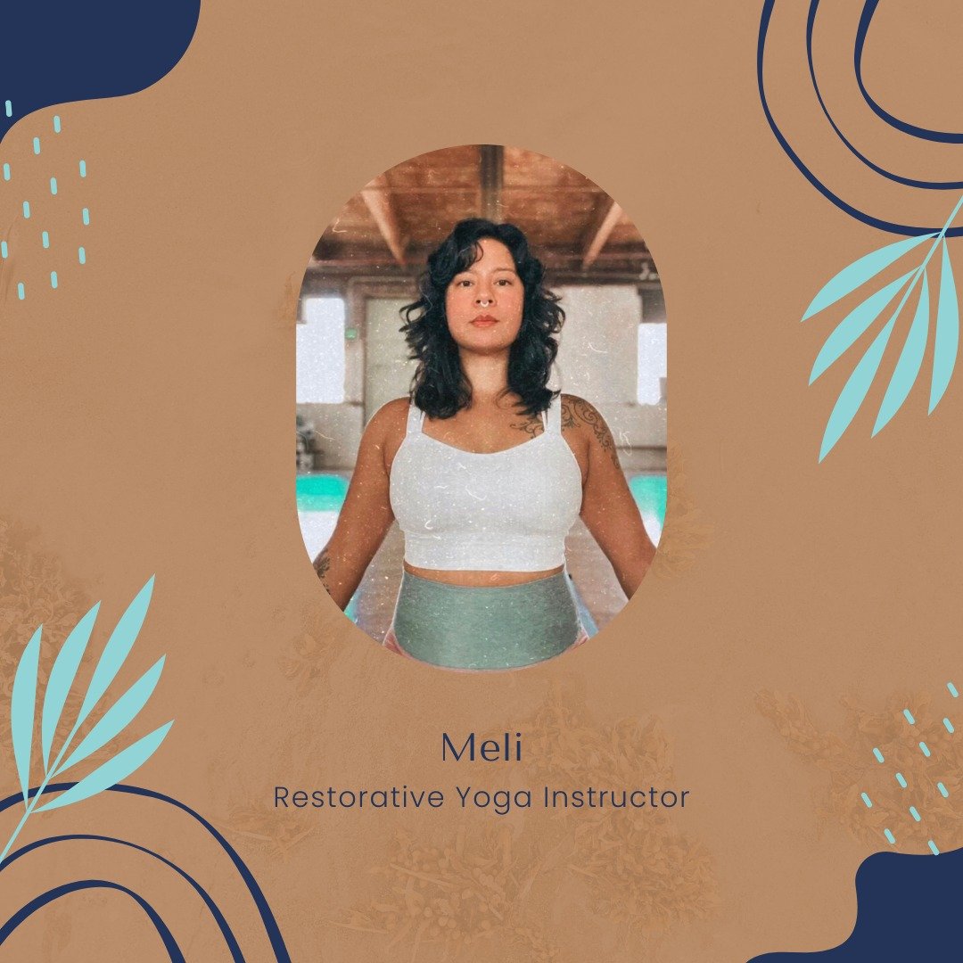 🌟 **Teacher Spotlight: Meet Meli!** 🌺✨

We're thrilled to introduce Melisa, our compassionate and dedicated Restorative Yoga instructor, who brings a wealth of knowledge and a nurturing spirit to every class. 💖

Join Meli for Restorative Yoga ever