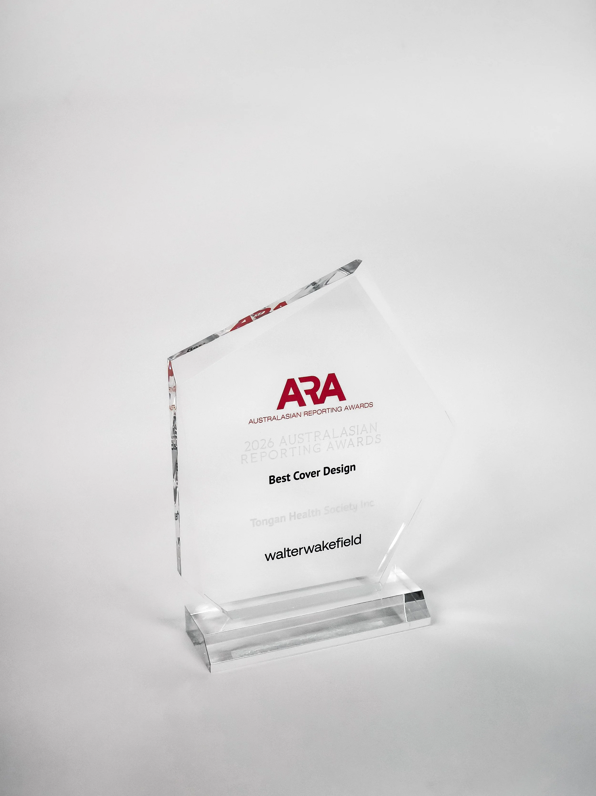 best cover design award trophy