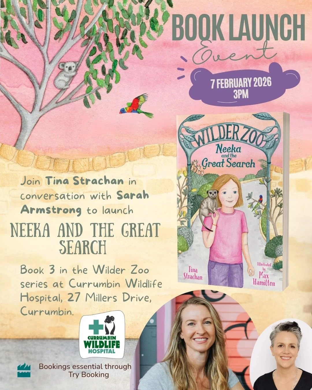 BOOK LAUNCH Neeka and the Great Search, Wilder Zoo #3