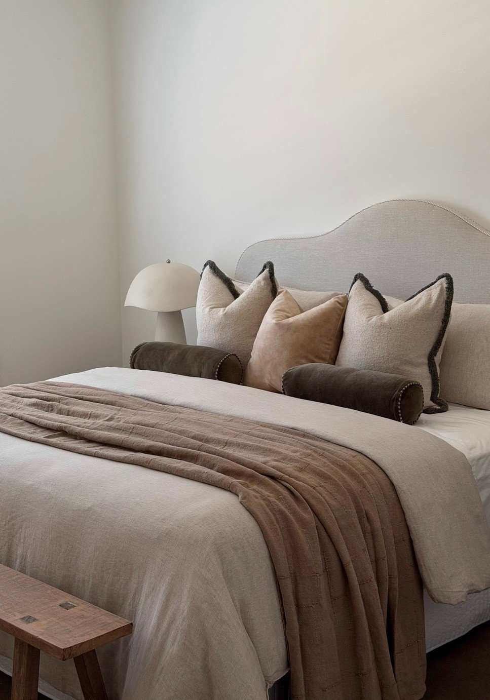 A bedroom that feels easy to settle into.