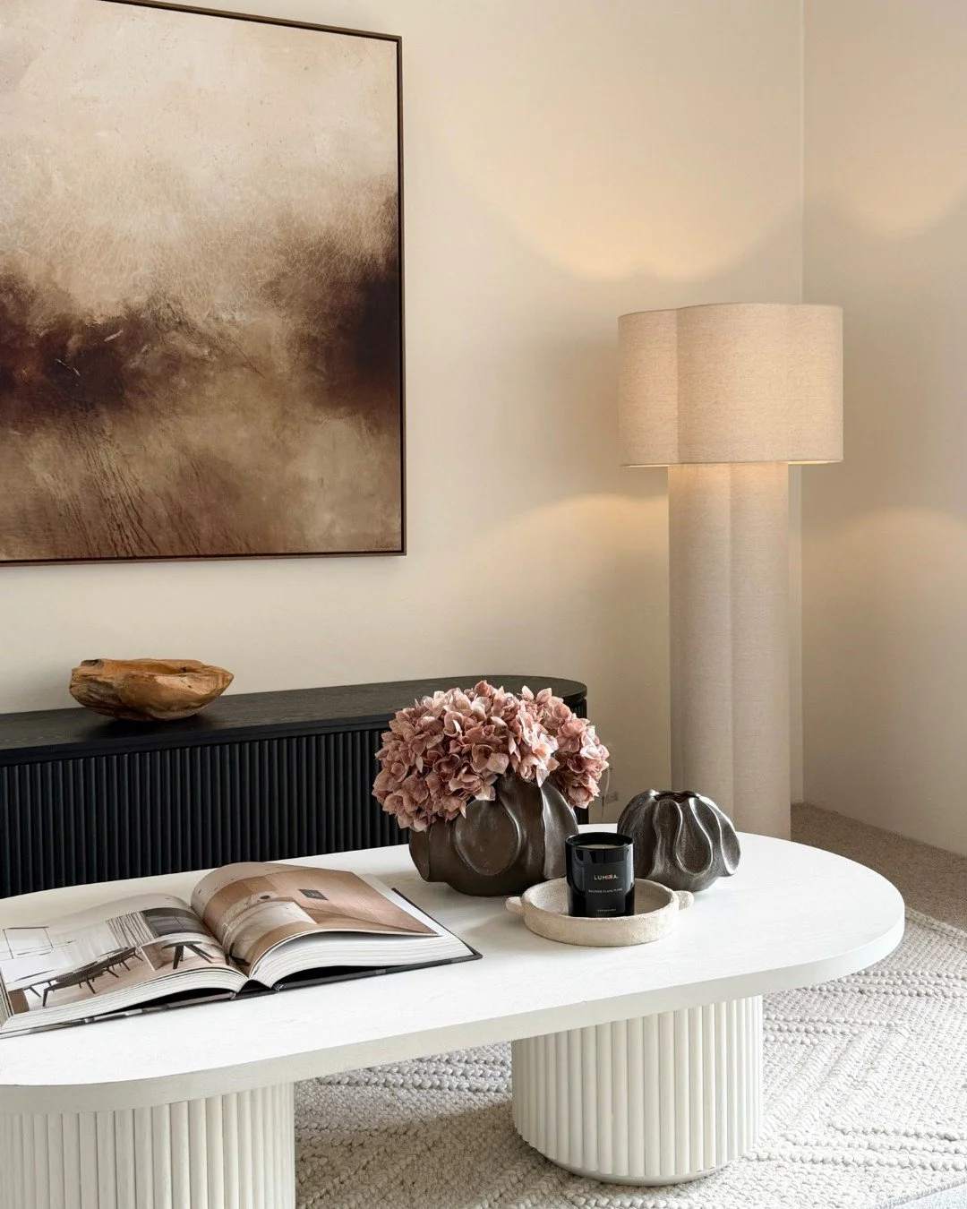 The right lighting can completely change the feel of a room, adding warmth, softness and another layer to the overall styling.