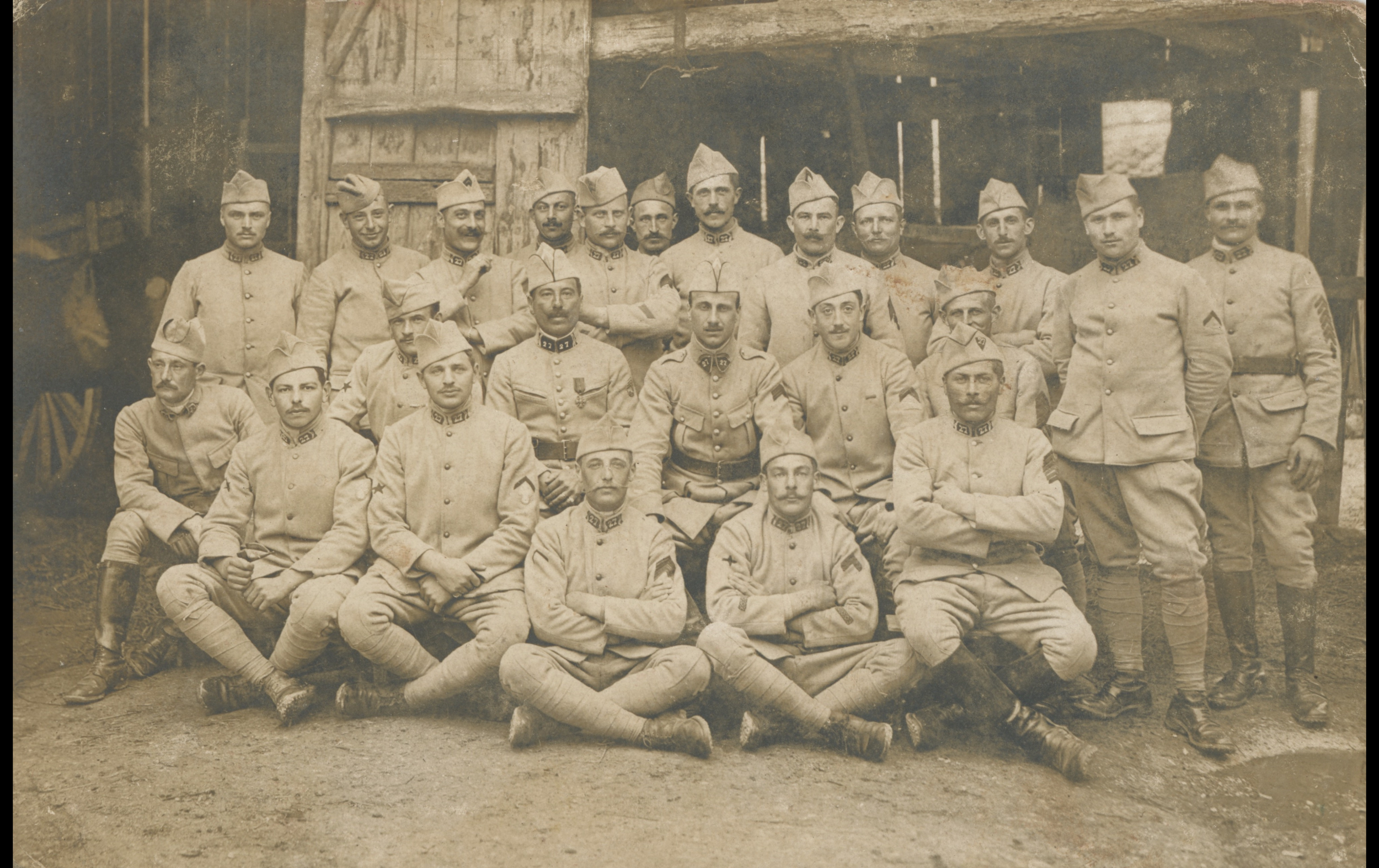 (18.22.A) 
Date: June 24th 1918
Location:
Unit:
Author: ?
Present in the photo: ?