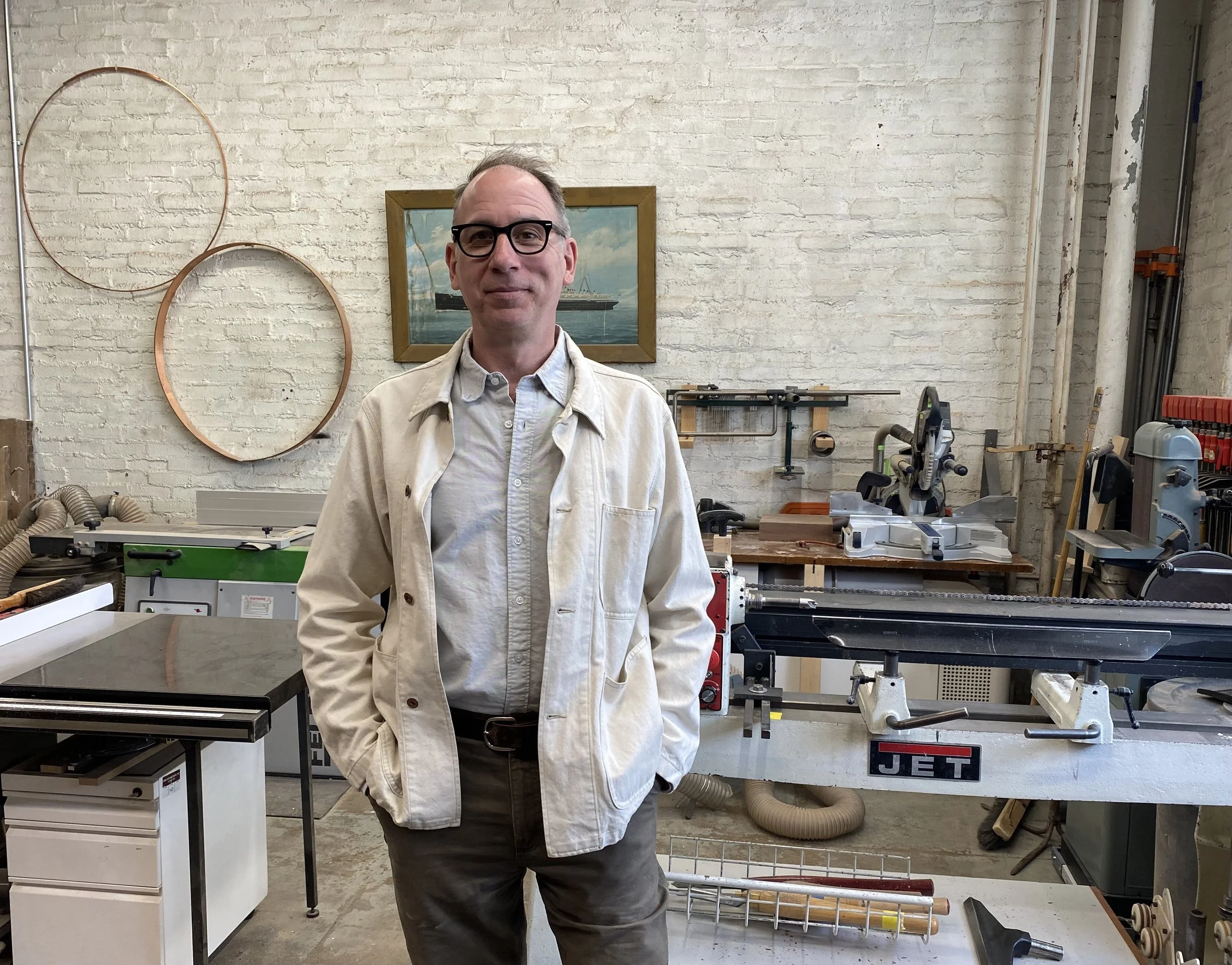 Alan Dorsey at the Brooklyn Navy Yard