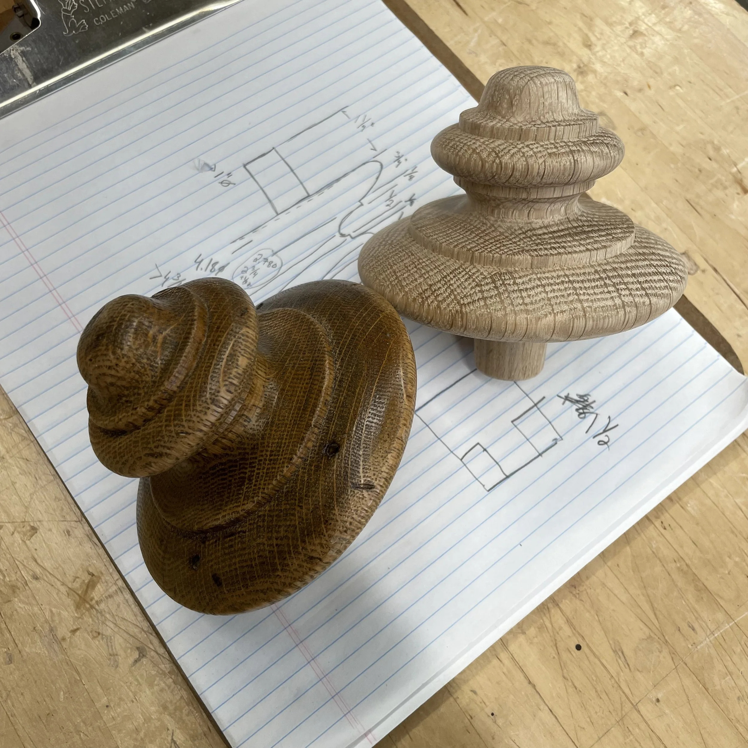 Reproduction newel post cap