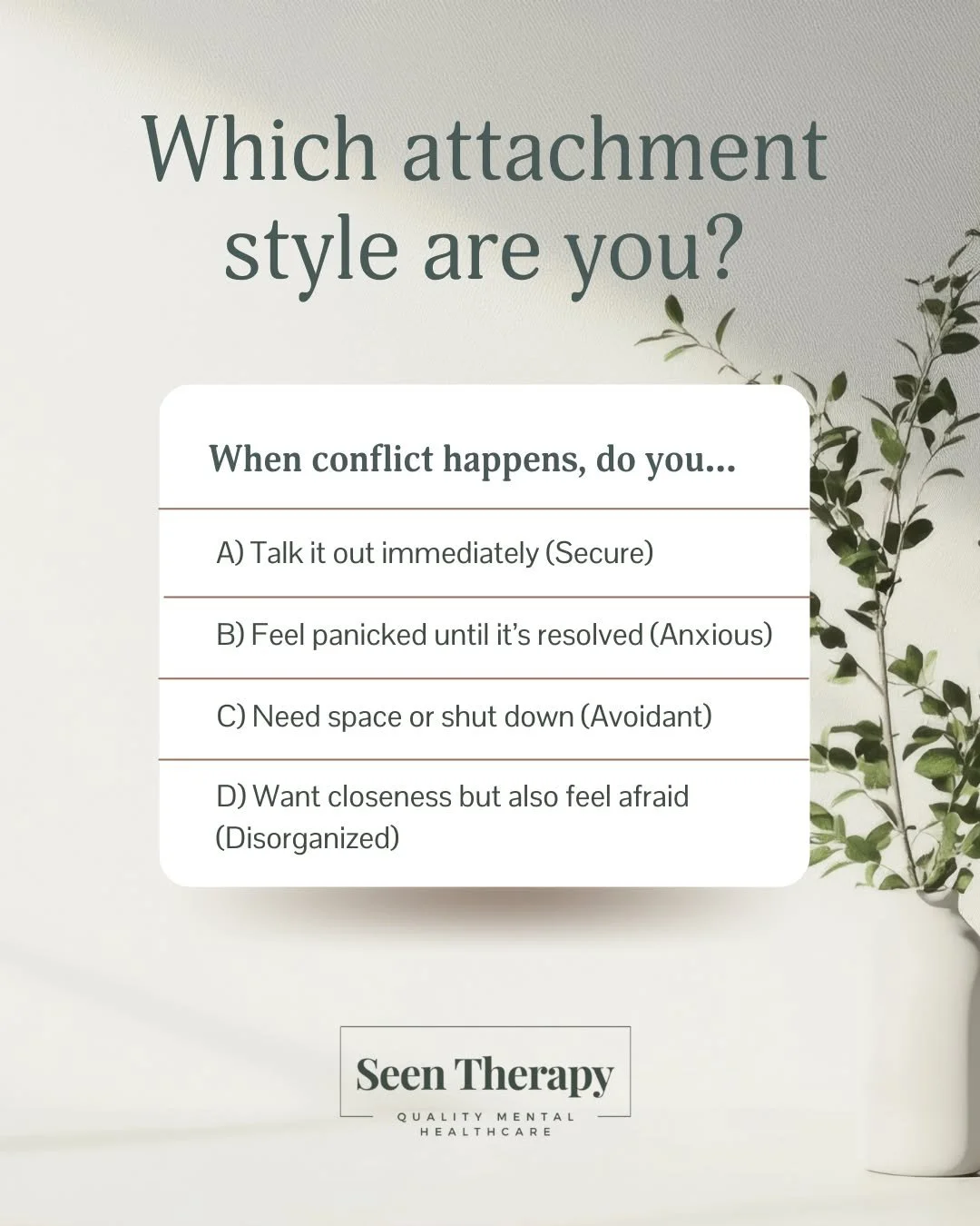 Ever wonder why you react that way during conflict?

Your nervous system remembers what it learned early on and it&rsquo;s doing its best to protect you.

But protection isn&rsquo;t the same as connection.
Let&rsquo;s get curious (not critical) about