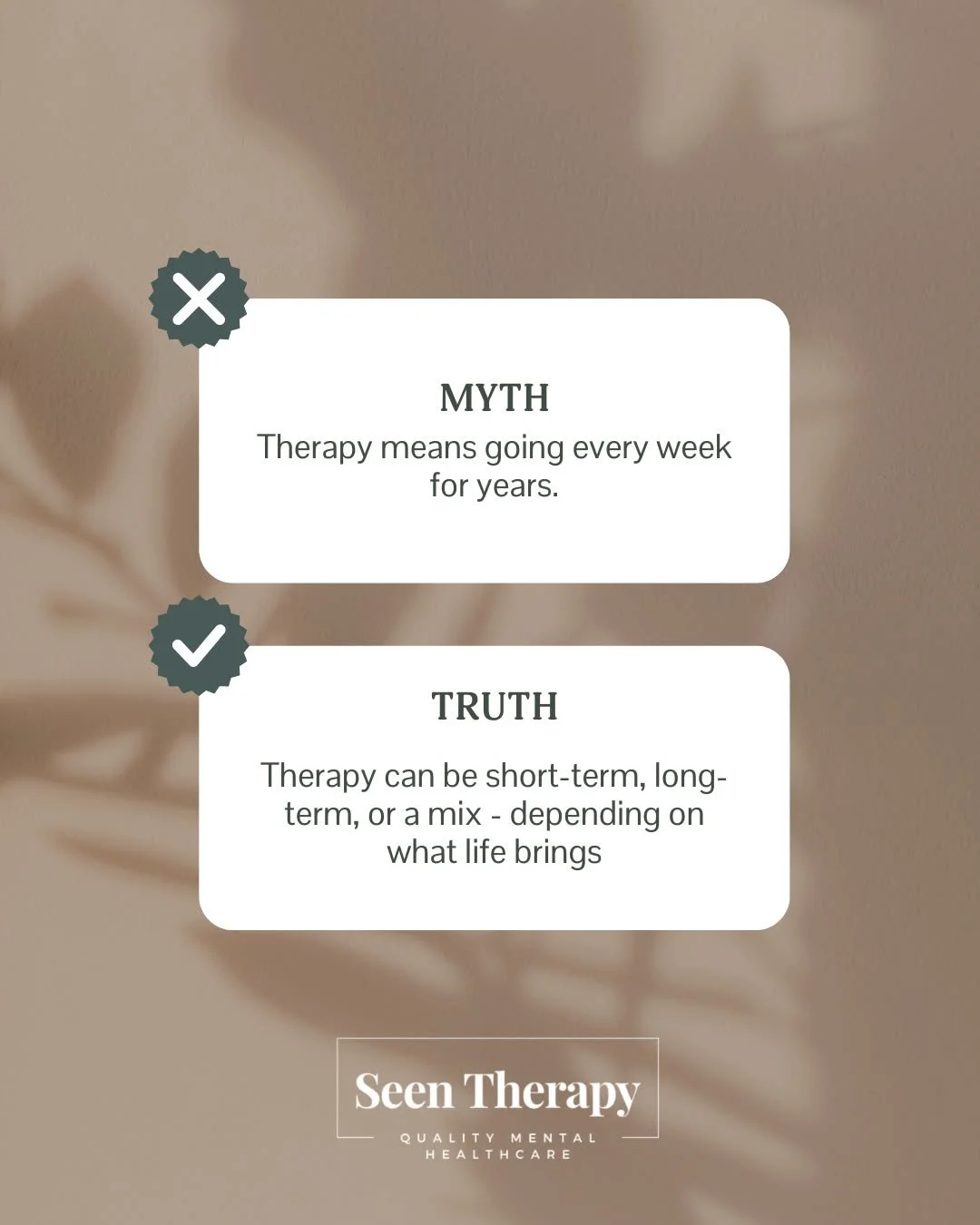 Sometimes it&rsquo;s focused trauma work. Sometimes it&rsquo;s walking alongside you through ongoing challenges. Either way, therapy is about support that fits your life, not a one-size-fits-all timeline. 🌿

👉 Curious what might be the right fit fo