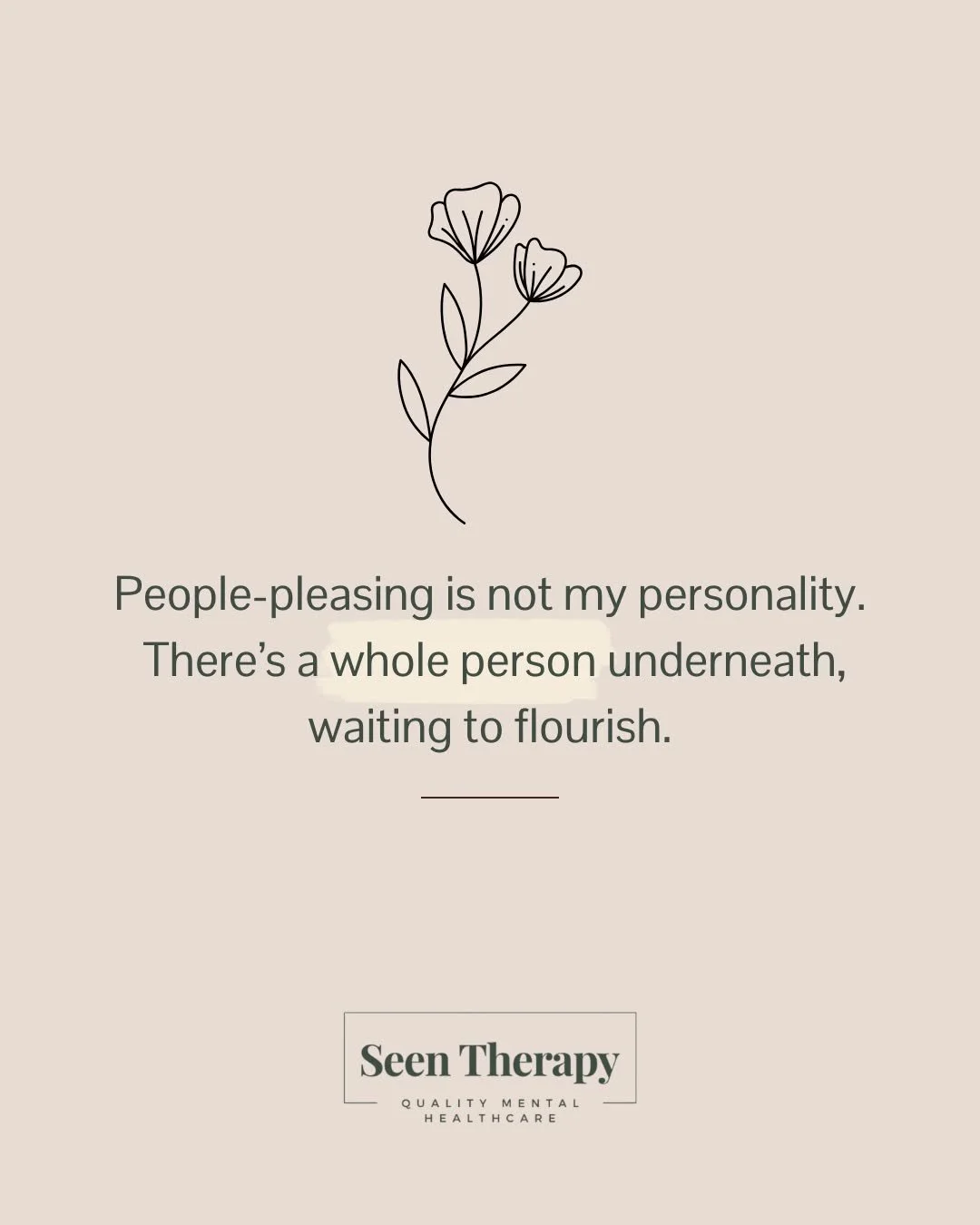 ✨ It&rsquo;s not your personality - it&rsquo;s a trauma response. ✨

So many people come into therapy saying:

&ldquo;I&rsquo;m a people-pleaser.&rdquo;

&ldquo;I can&rsquo;t stop overthinking.&rdquo;

&ldquo;I just have a short temper.&rdquo;

But w