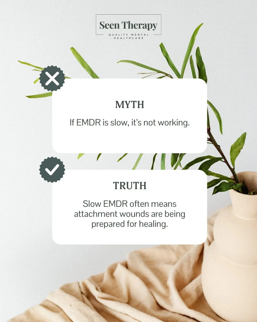 EMDR isn&rsquo;t supposed to be fast - it&rsquo;s supposed to be effective.
For clients with chronic relational trauma, the &ldquo;slow&rdquo; phase isn&rsquo;t failure&hellip; it&rsquo;s foundation-building.

When someone has never experienced safet