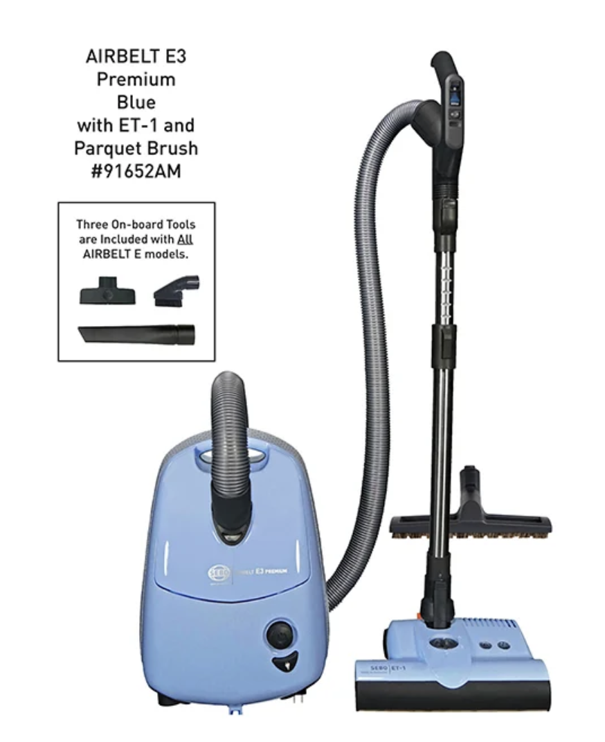 SEBO E3 Premium Canister Vacuum