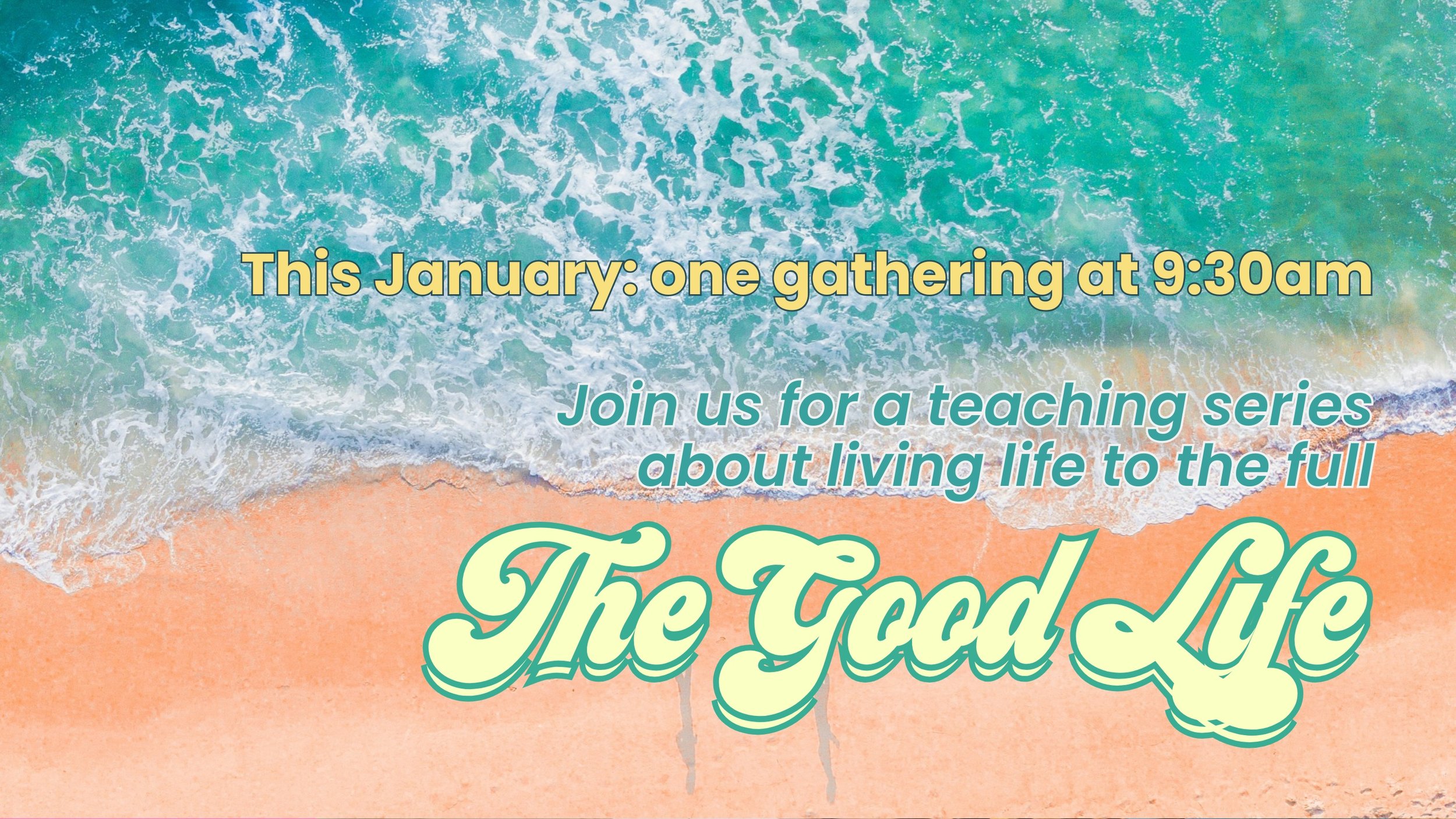 Sundays in January: 9:30AM