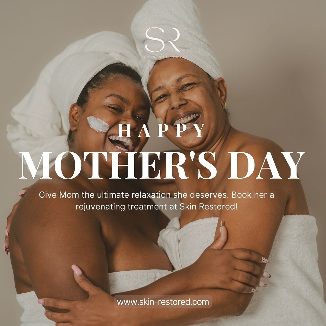 Happy Mother's Day! 🌸🌷

Give your mom the ultimate relaxation she deserves this Mother's Day! Treat her to a rejuvenating treatment here at Skin Restored and let her unwind in pure bliss. Book her consultation now and show her just how much she mea