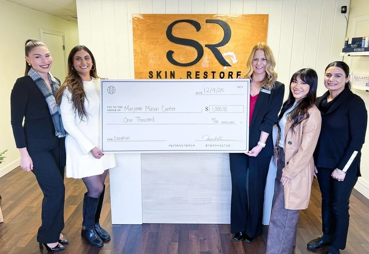 Grateful beyond words this holiday season. ❤️✨
Thanks to the incredible support of our clients and community, we were able to donate $1,000 to the Marjaree Mason Center.

Your trust in Skin Restore allows us to give back and make a difference &mdash;