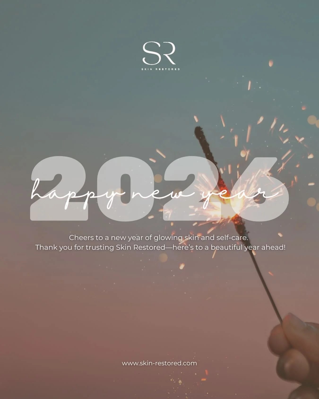 Cheers to 2026 🥂
A new year, fresh goals, and glowing skin ahead.

Thank you for trusting Skin Restored with your skin journey. We are so grateful for every visit, every conversation, and every transformation. Here&rsquo;s to confidence, self care, 