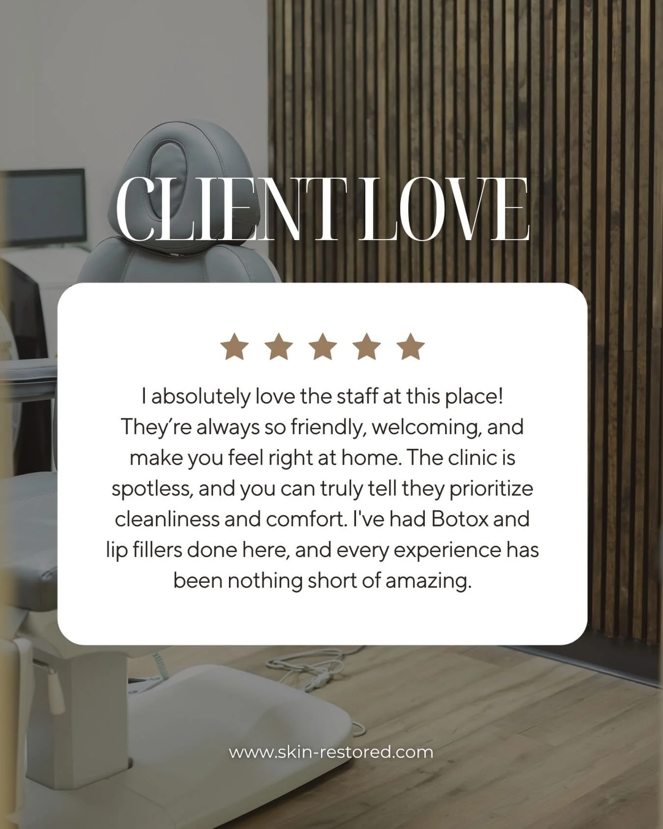 From the friendly faces to the spotless clinic, our clients feel right at home! Whether it's Botox or lip fillers, their experience is always top-notch. We prioritize comfort, cleanliness, and results because you deserve nothing less.

Ready to exper