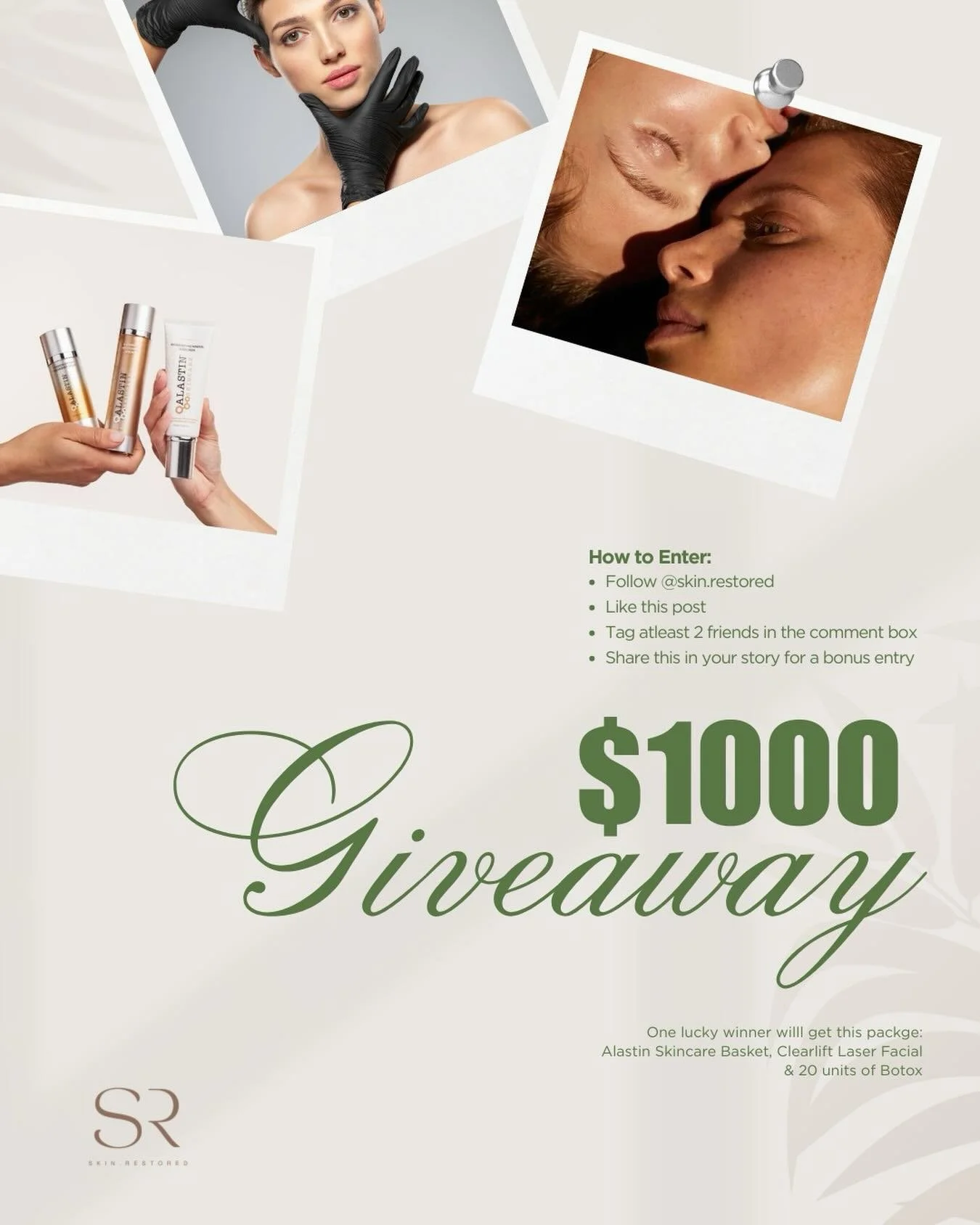 We&rsquo;re so excited to give one of you the ultimate skin upgrade&hellip; and trust us, this is a good one!

If you&rsquo;ve been thinking about leveling up your skincare, this is your sign.

📌 Tag as many friends as you want
📌 Come back on diffe