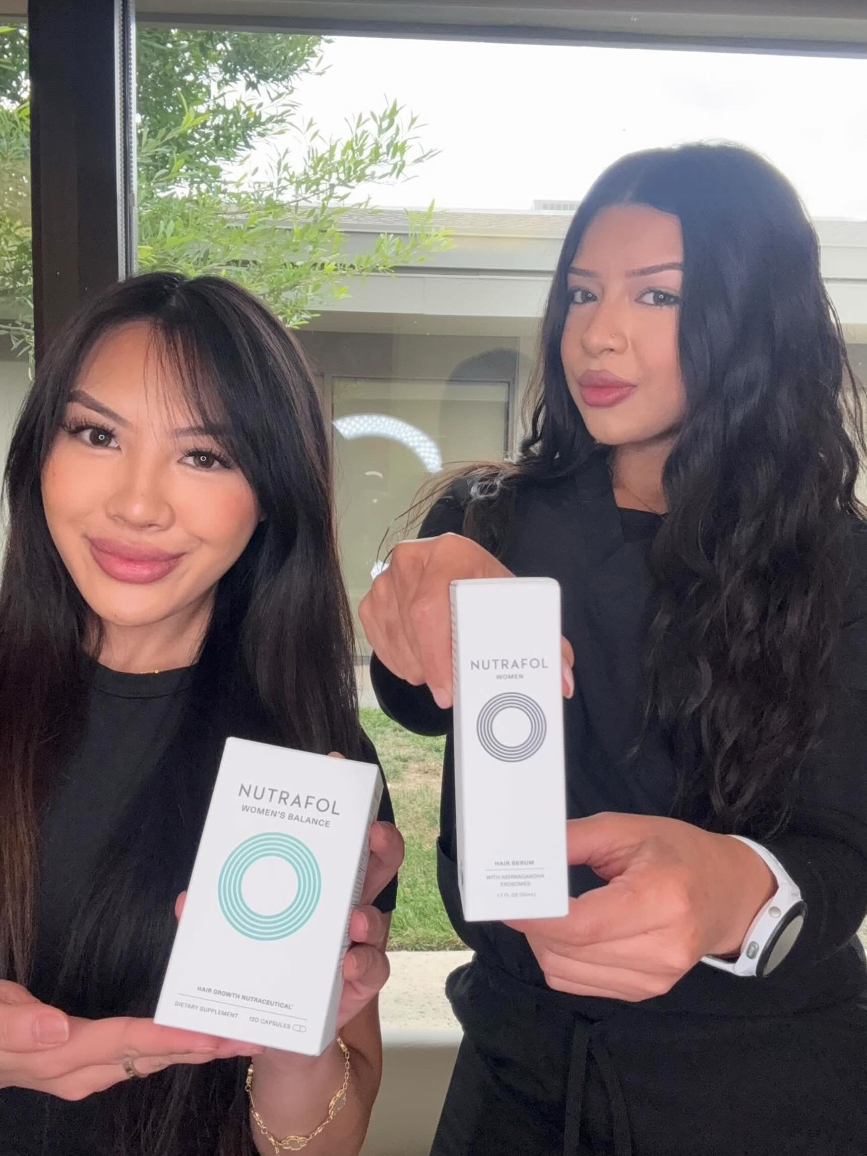 Current staff favorite: Nutrafol ✨

Their hair growth vitamins support thicker, healthier looking hair from within, while the Hair Serum leaves your scalp feeling nourished and your hair looking fuller, softer, and shinier. We&rsquo;re obsessed 💗

#